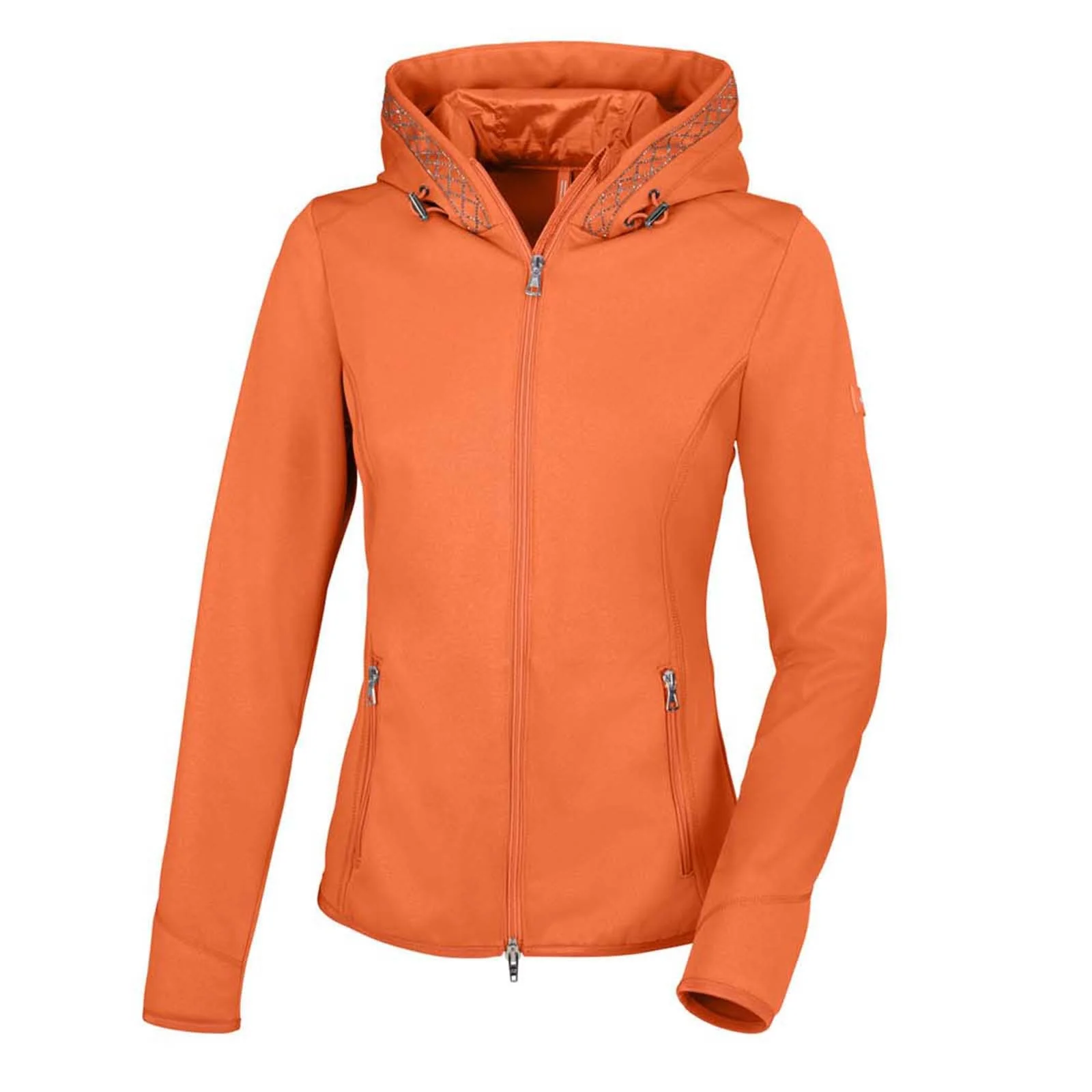 Dalina Damska kurtka polarowa Peach Amber Pink 34