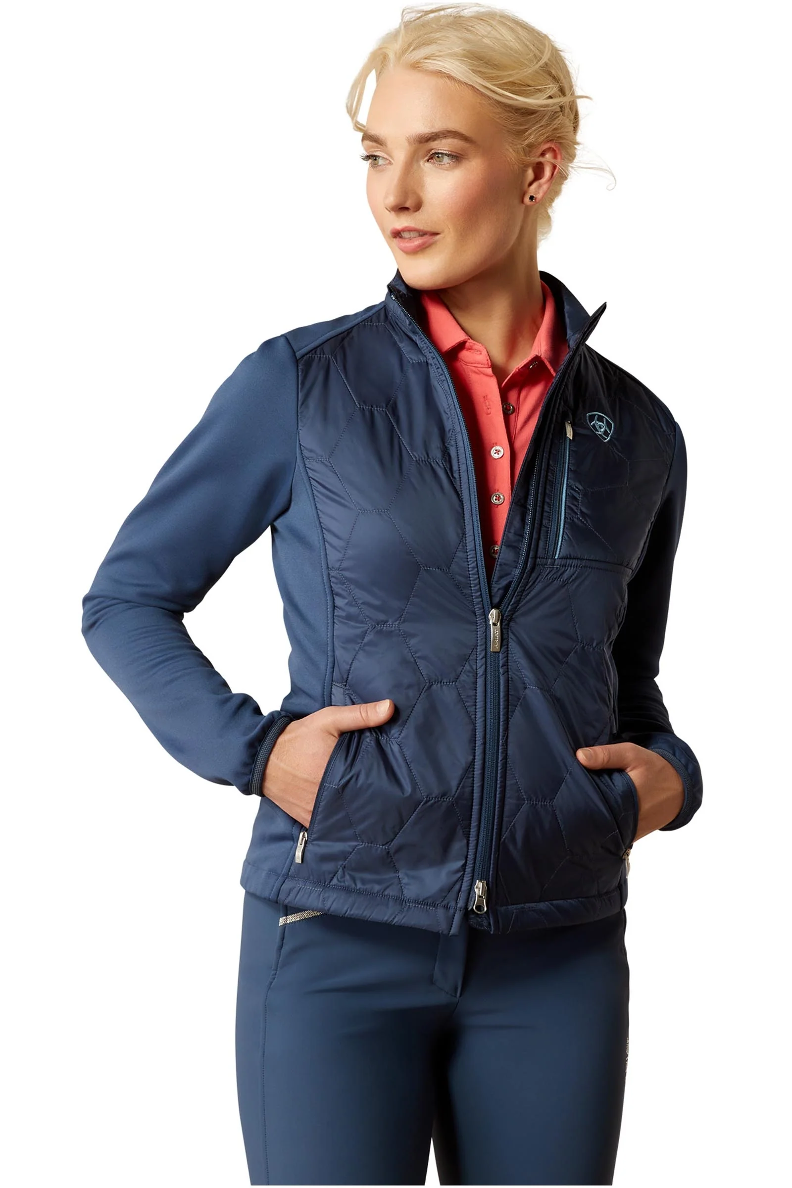 Fusion damska ocieplana kurtka Dark Denim M