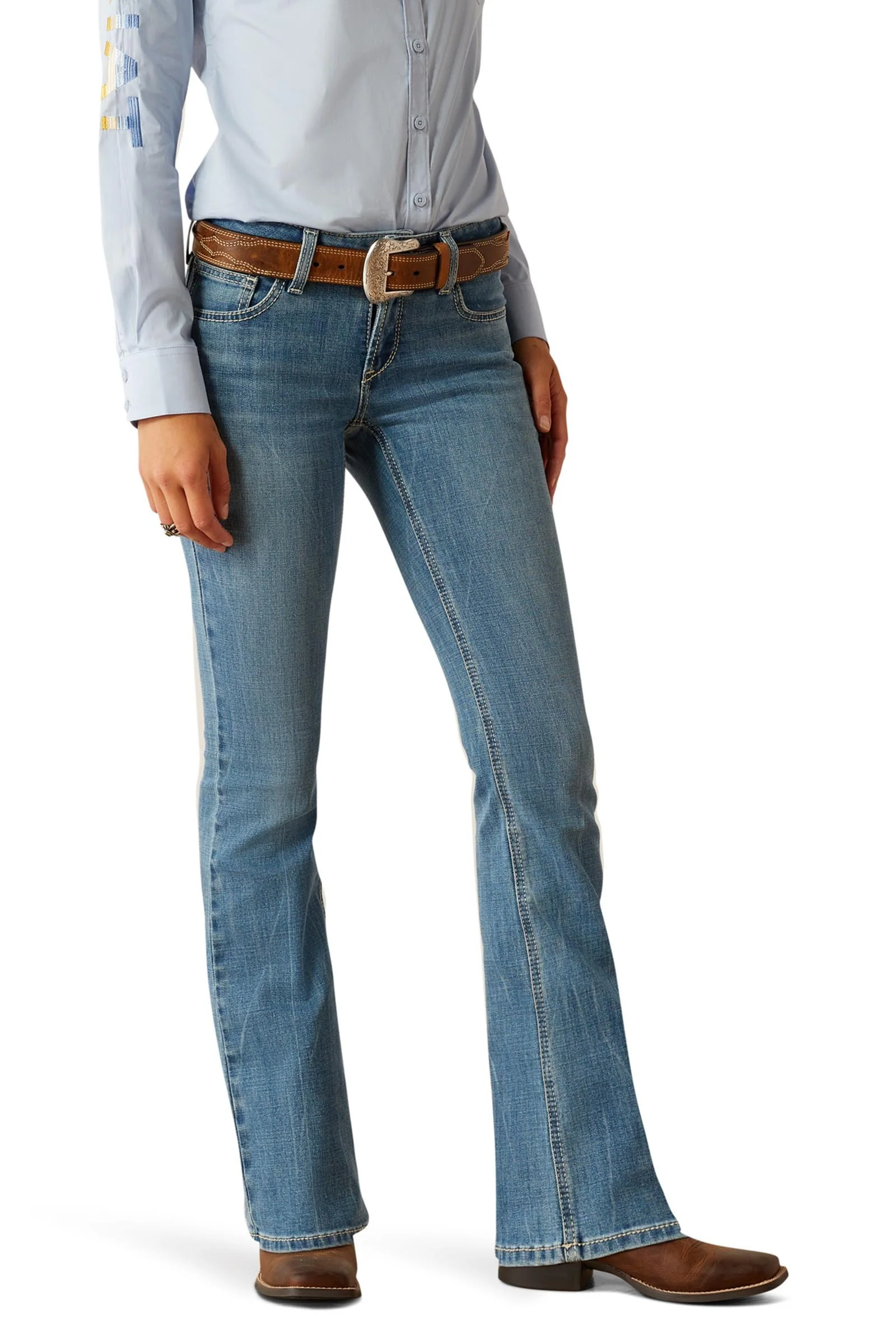 Naz Perfect Rise damskie bootcut jeansy Crete 34 Long