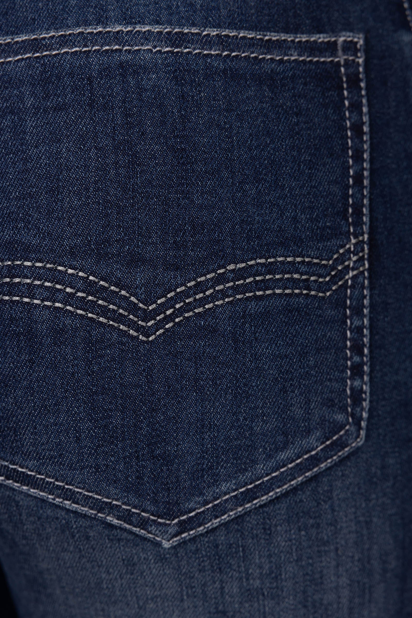 Eleanor damskie jeansy western z rozszerzanymi nogawkami Dark Denim 32 długa