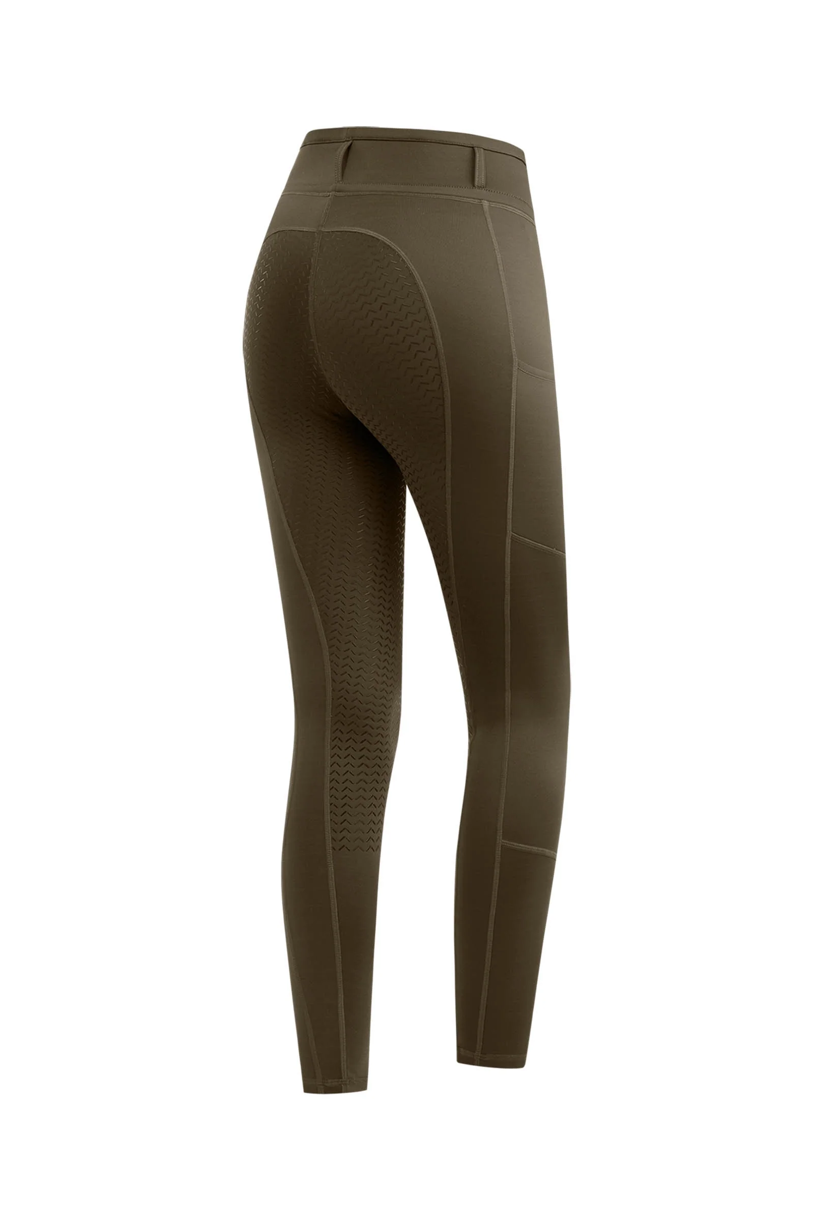 Damskie legginsy termiczne Full Grip Ella Green Brown 42