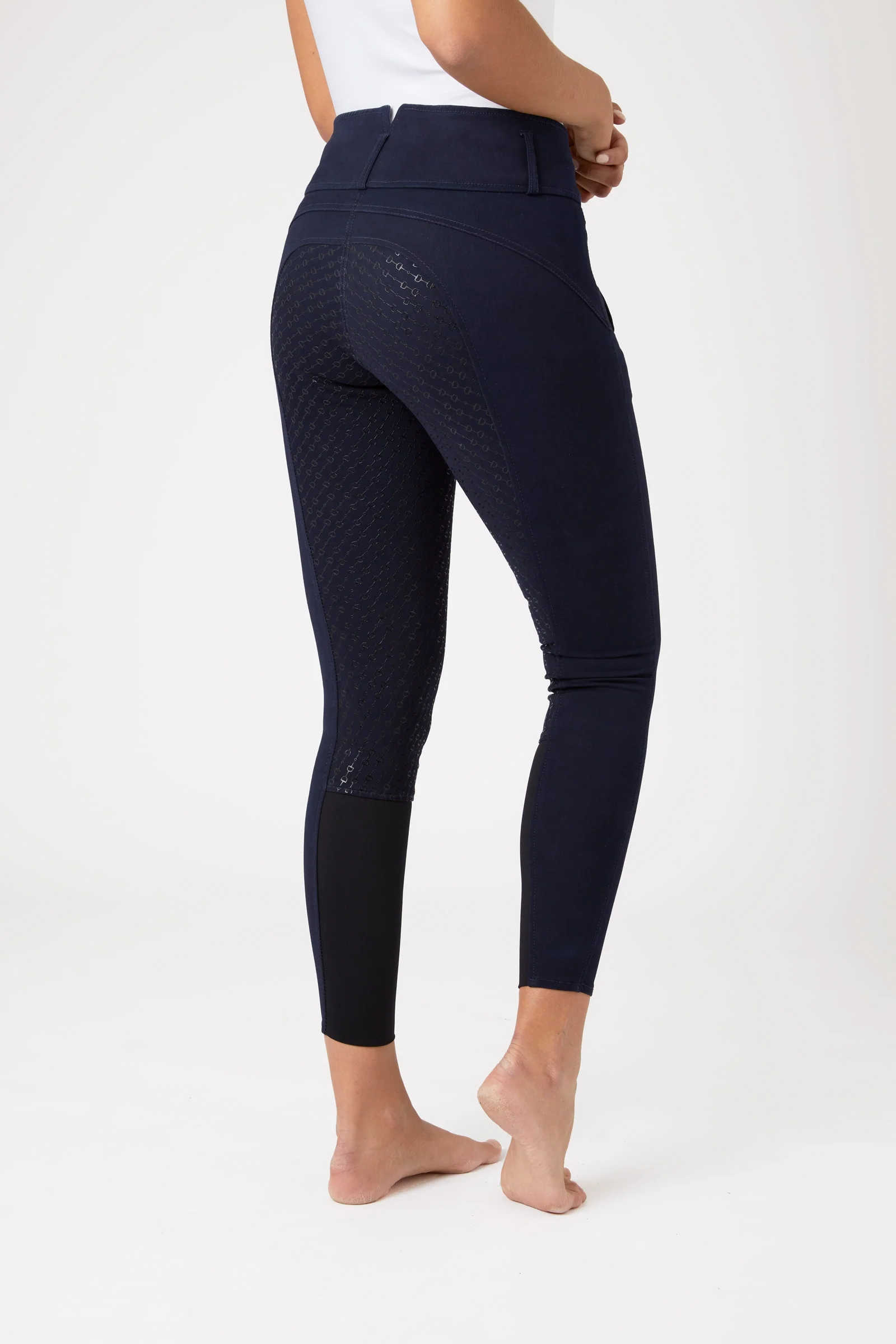 Bryczesy damskie z silikonowym lejem Daniela FS Dark Navy 40