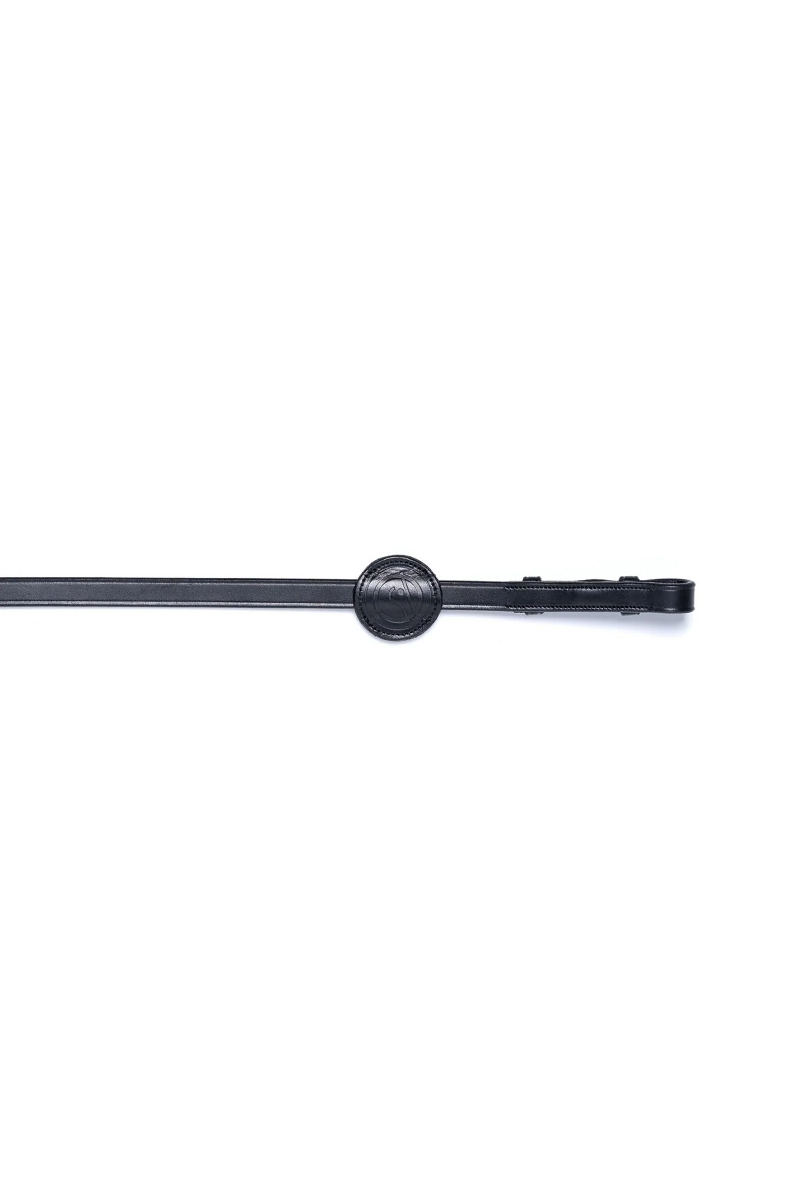 Wodze parciane Deauville 5/8 cala z 9 ogranicznikami Black/Silver C