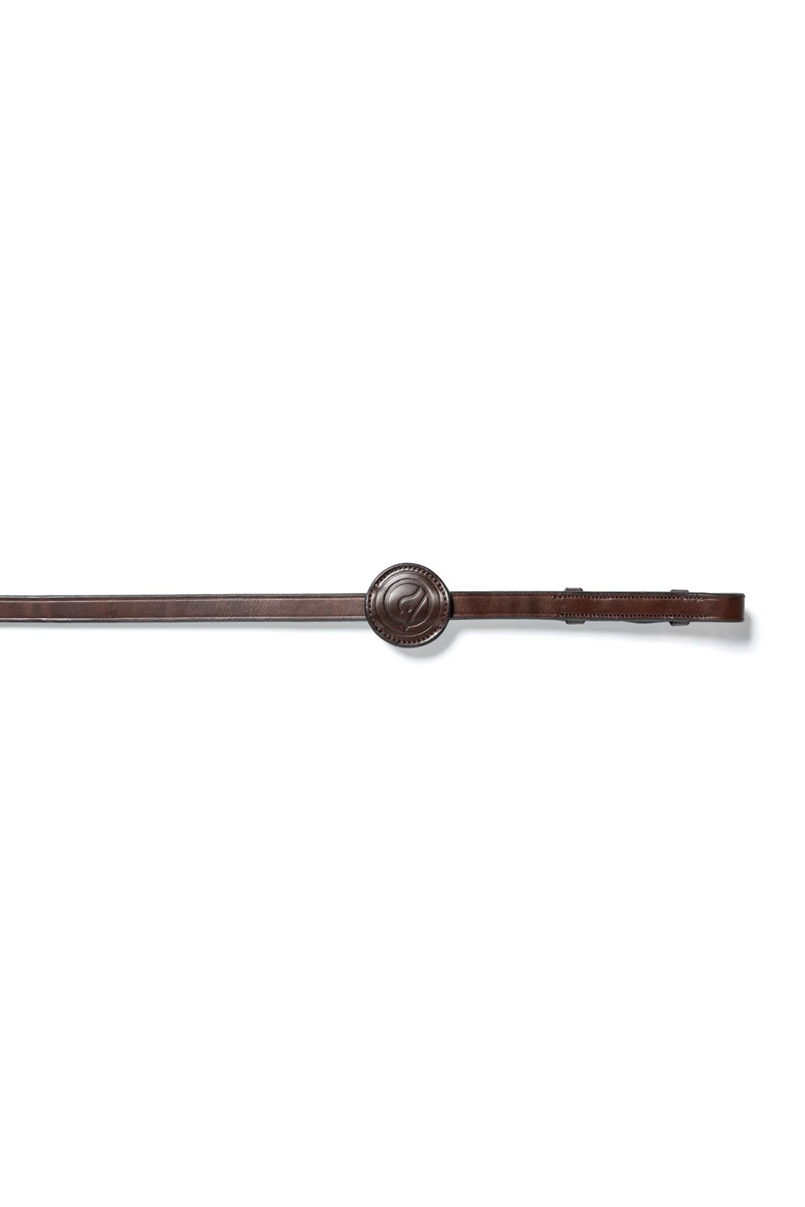 Wodze parciane Deauville 5/8 cala z 9 ogranicznikami Brown/Silver C