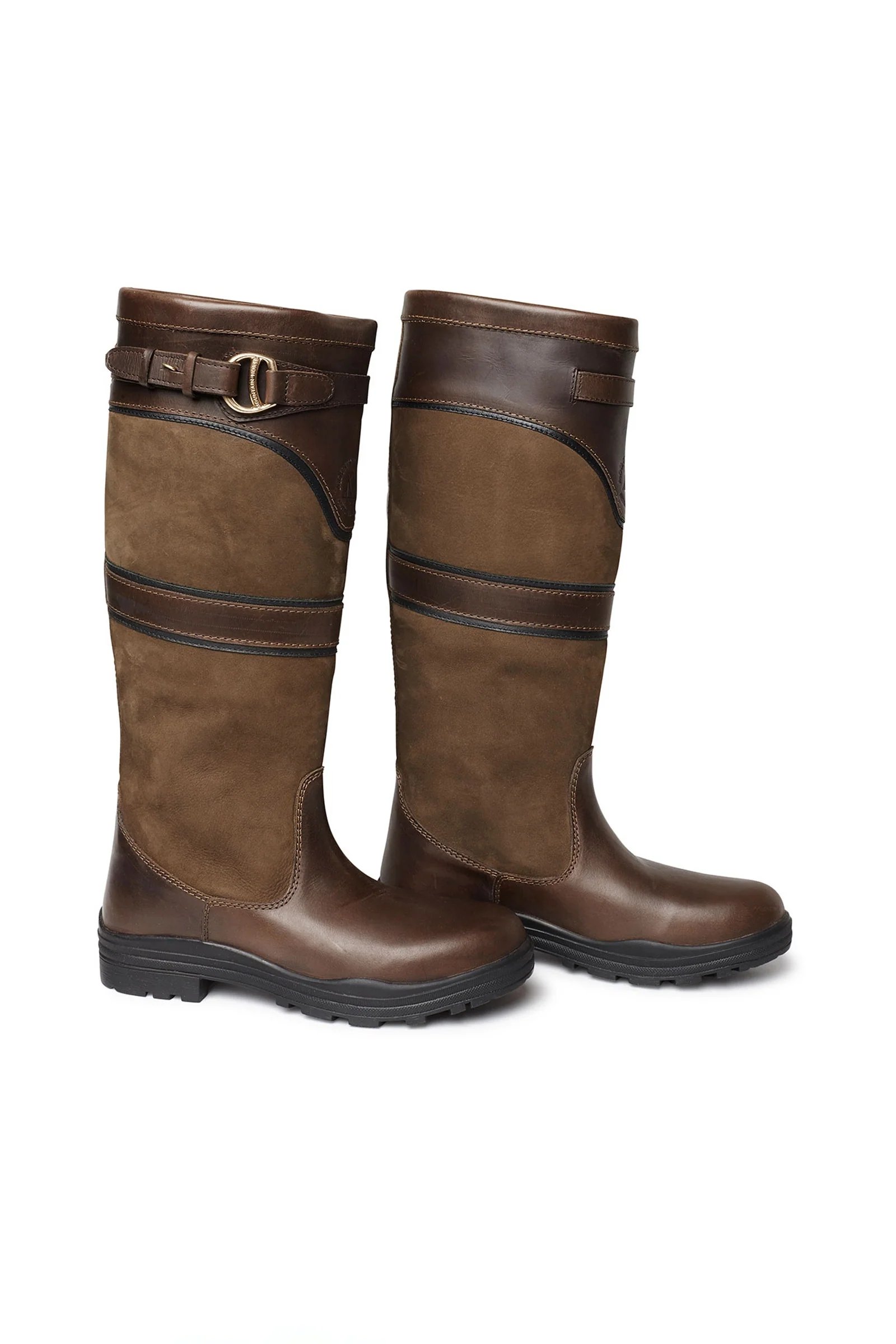 Devonshire Damskie zimowe buty jeździeckie Dark Brown 36