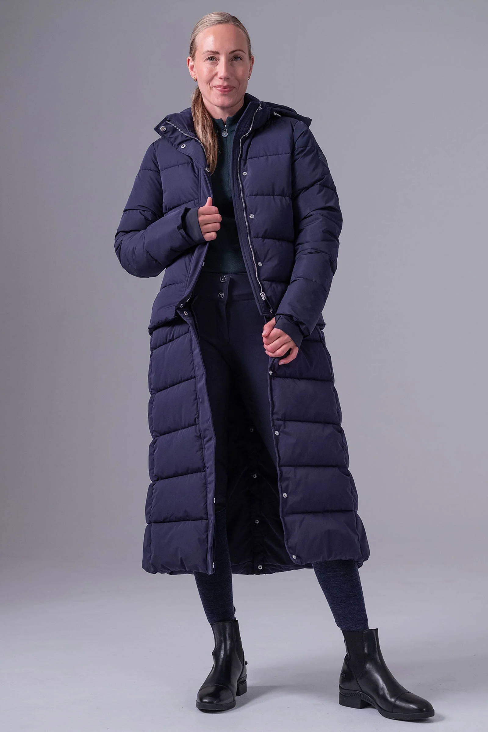 Diane damska odpinana kurtka puchowa Navy M