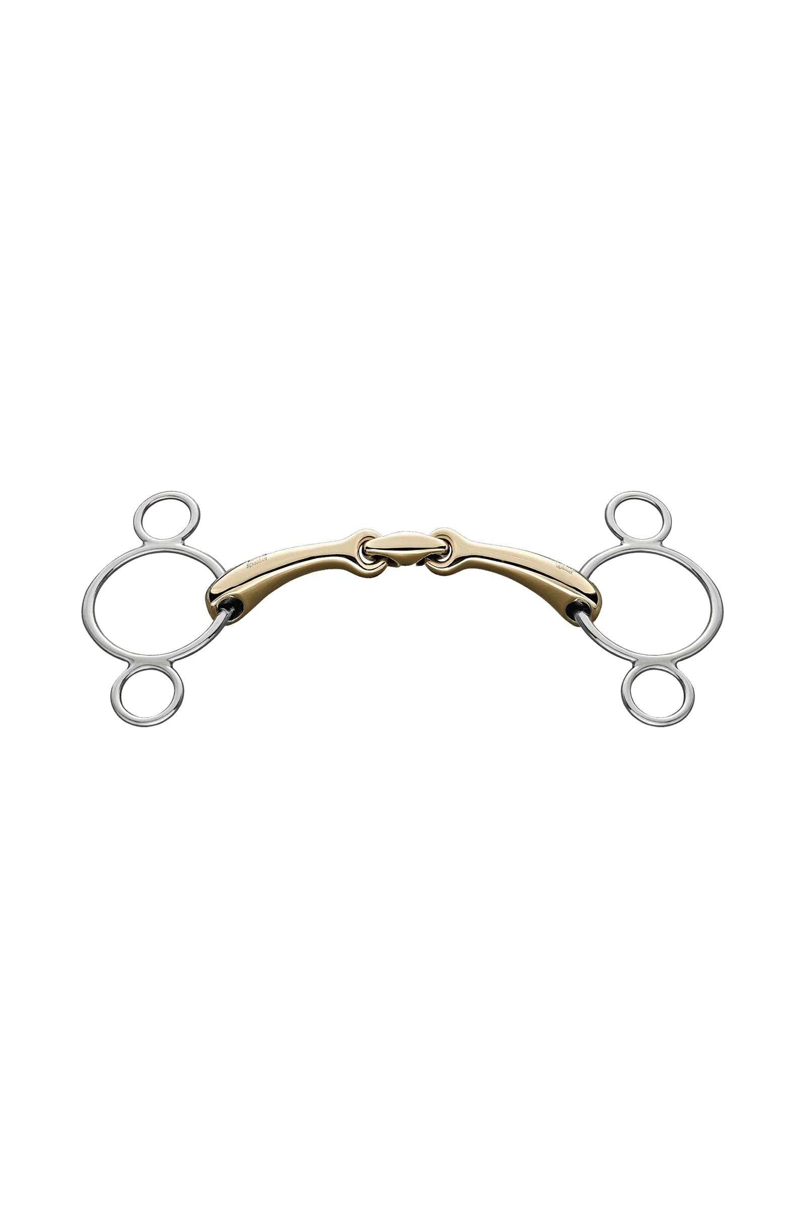 Dynamic RS wędzidło uniwersalne, podwójnie łamane, 16 mm, Sensogan, 115 mm Metall 115 mm