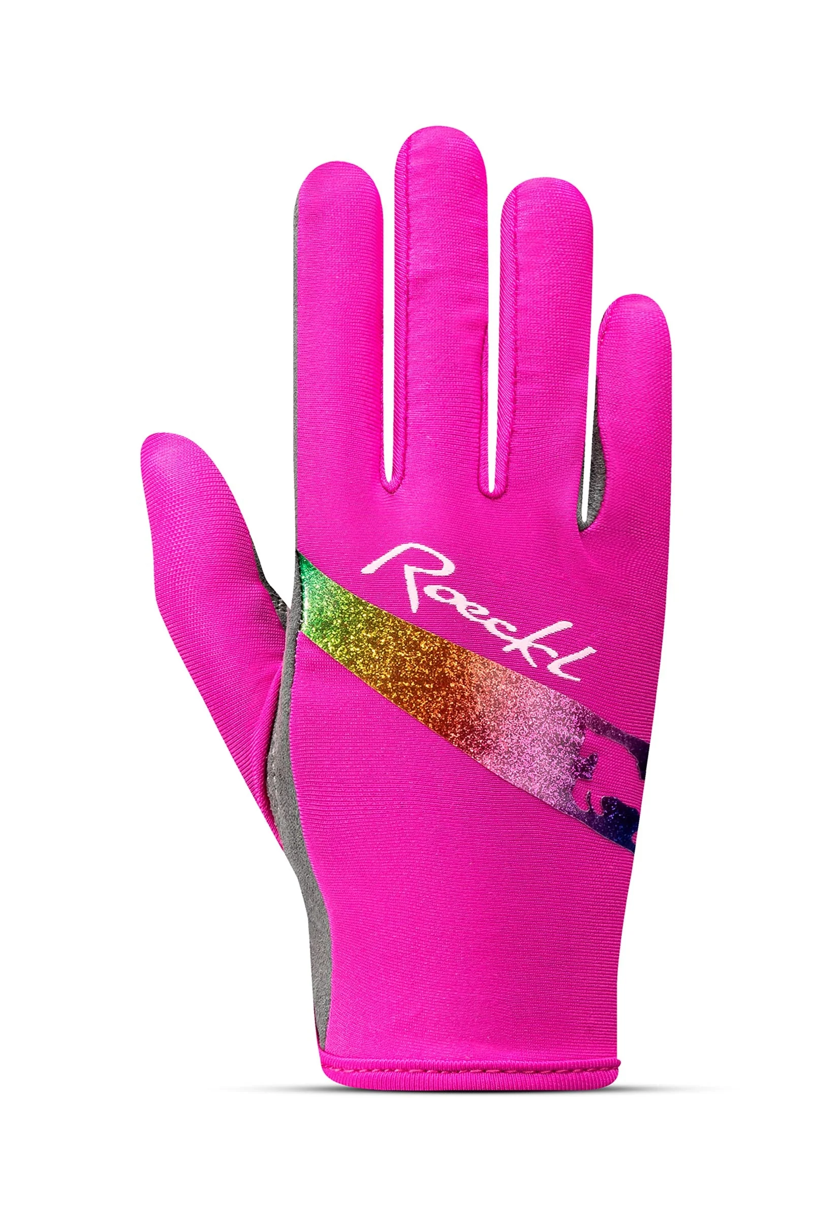 Rękawice jeździeckie dla dzieci Kapriole Deep Pink 6