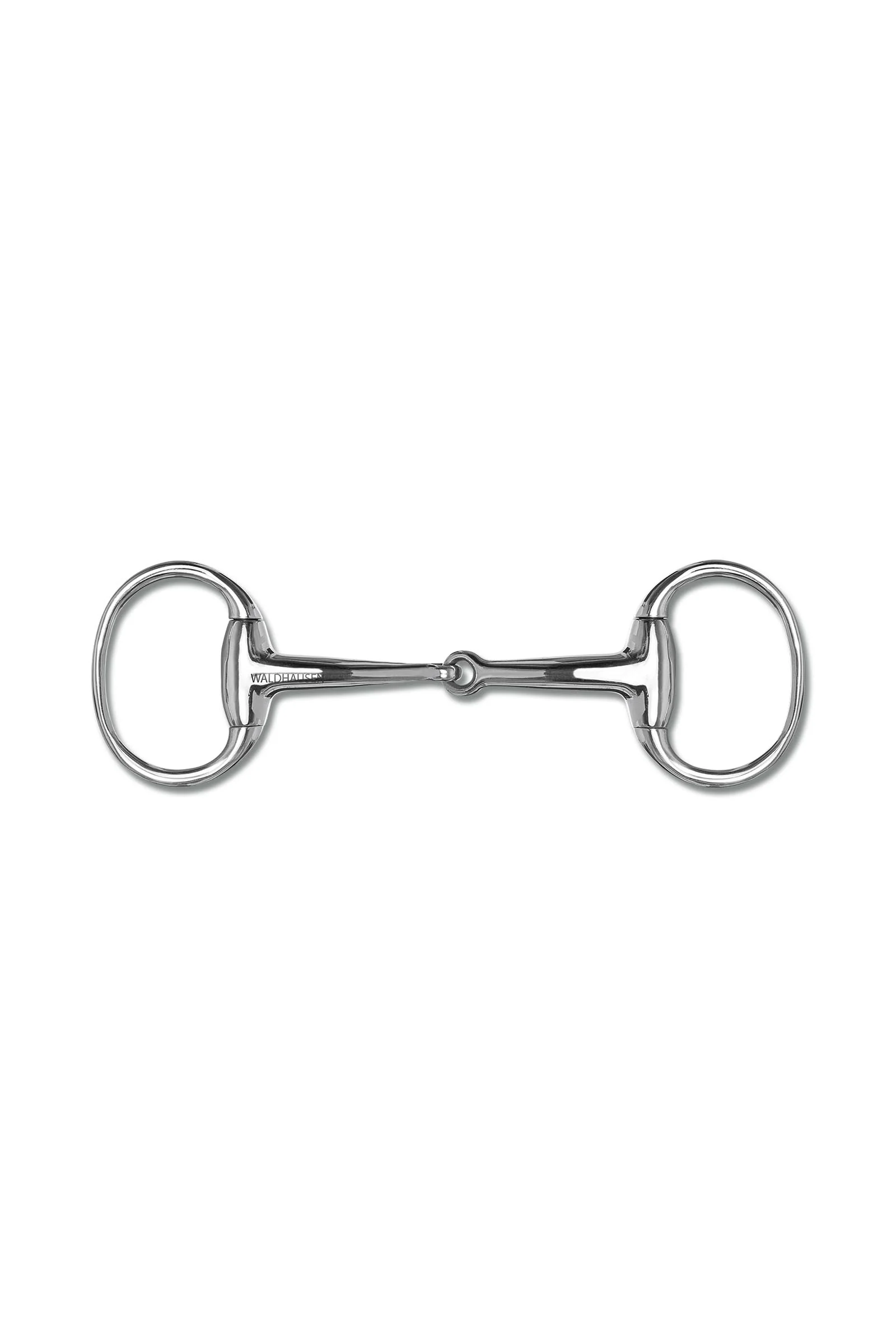 Wędzidło oliwkowe SS pełne, pojedynczo łamane, 16 mm No Color 145 mm