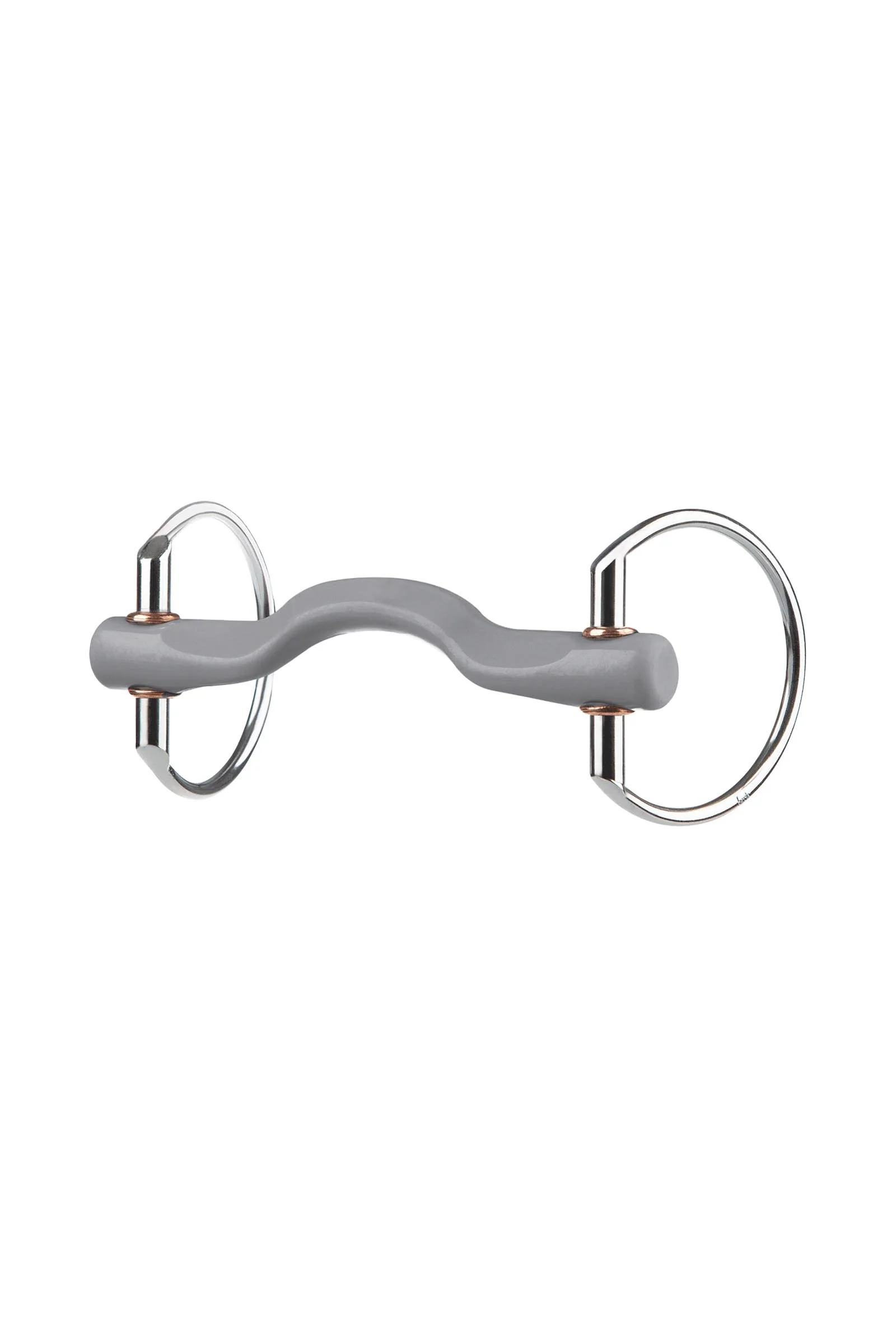 wędzidło oliwkowe Konnex z łukiem na język, twarde, Ø 7,5 cm No Color 140 mm