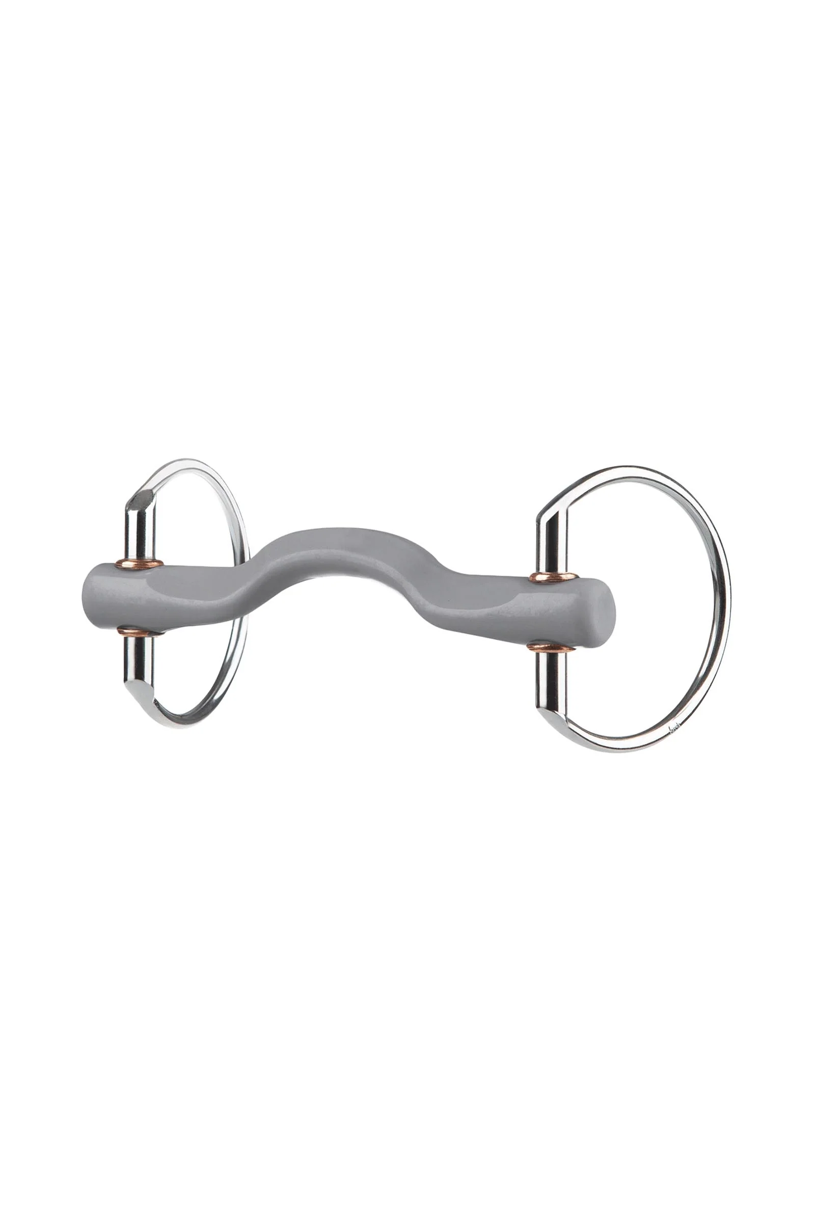 wędzidło oliwkowe Konnex z łukiem na język, miękkie, Ø 7,5 cm No Color 130 mm