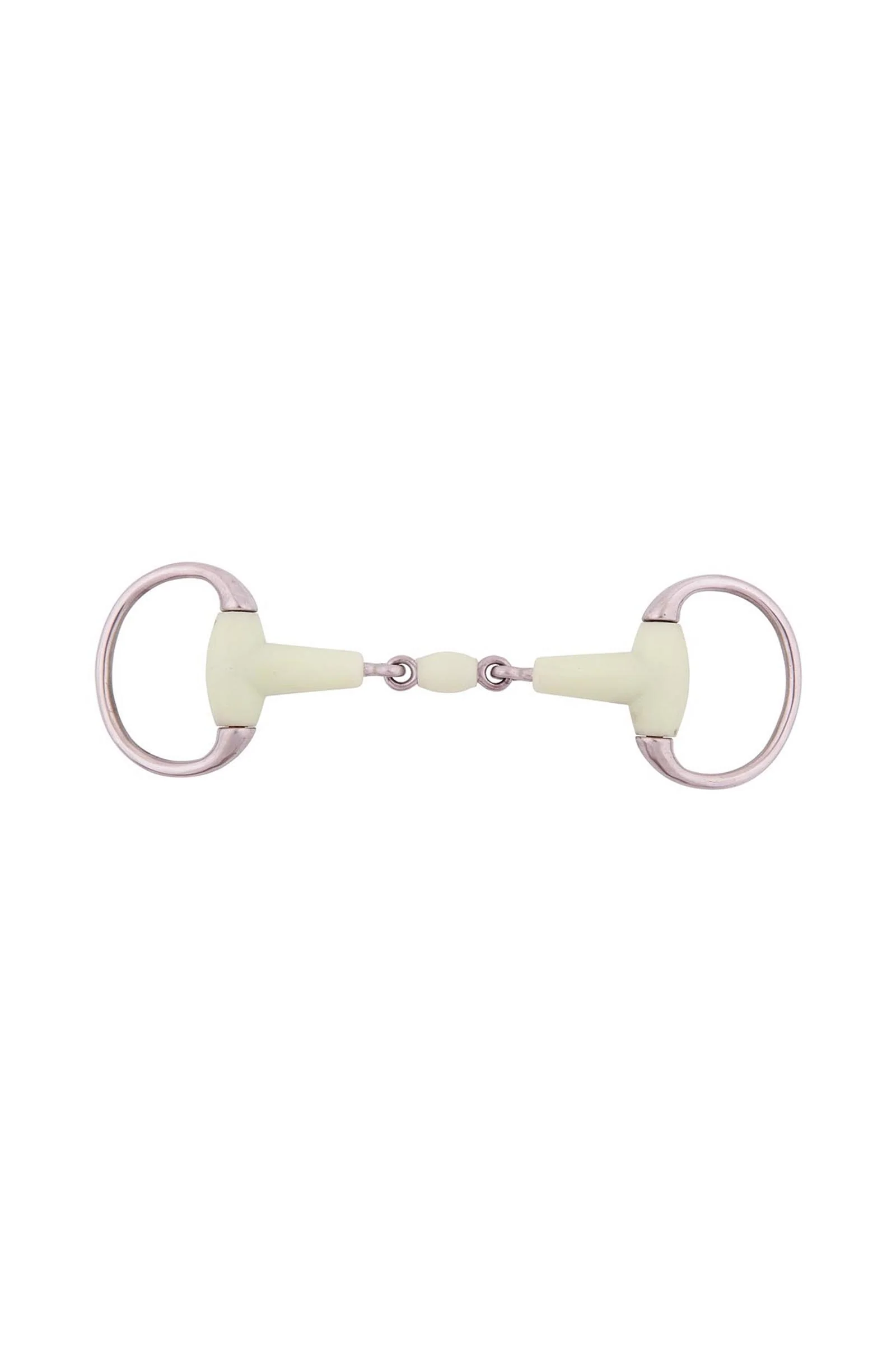 wędzidło oliwkowe, podwójnie łamane, Apple Mouth, 18 mm Silver 125 mm