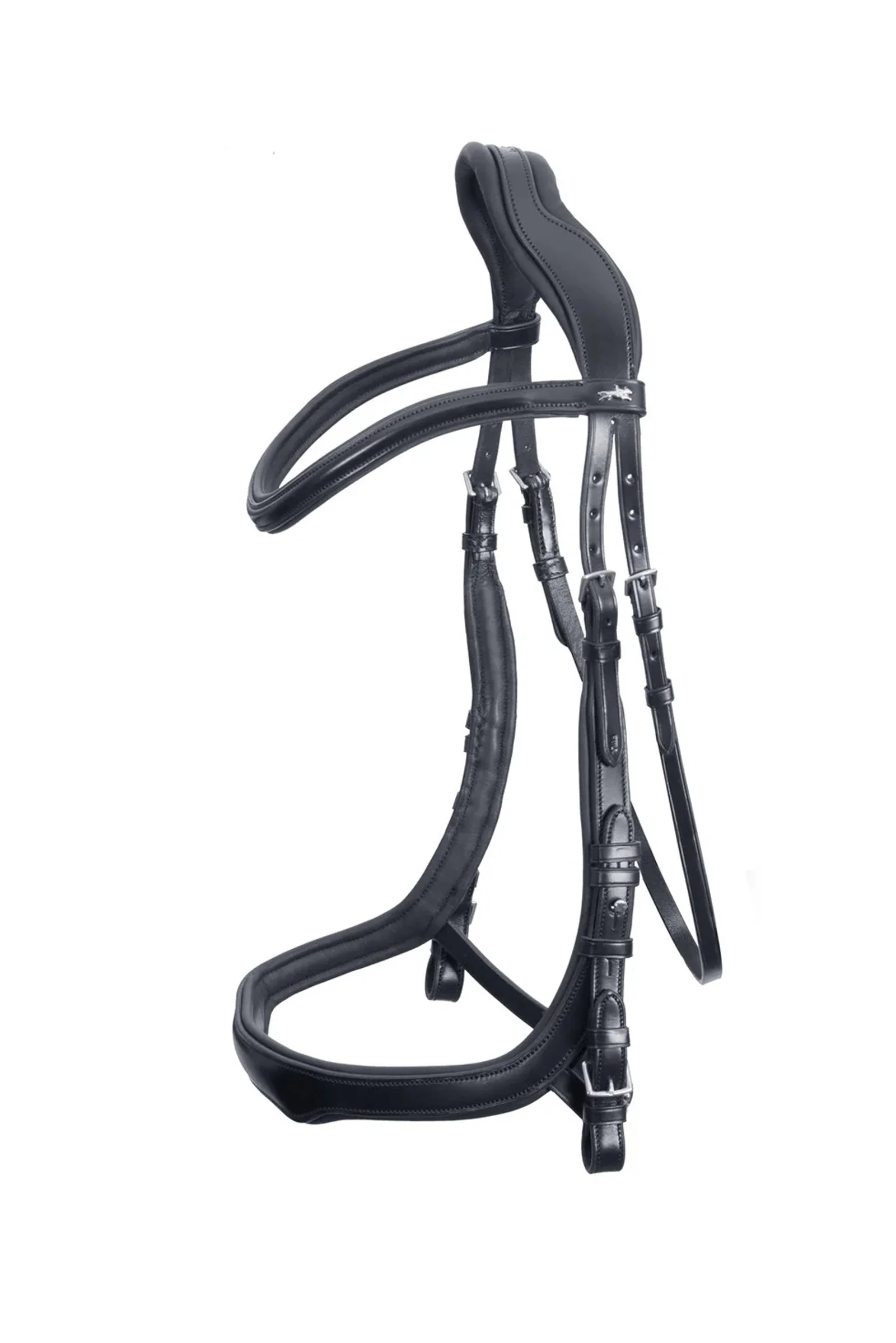 Equitus Delta Ogłowie Black/Silver P