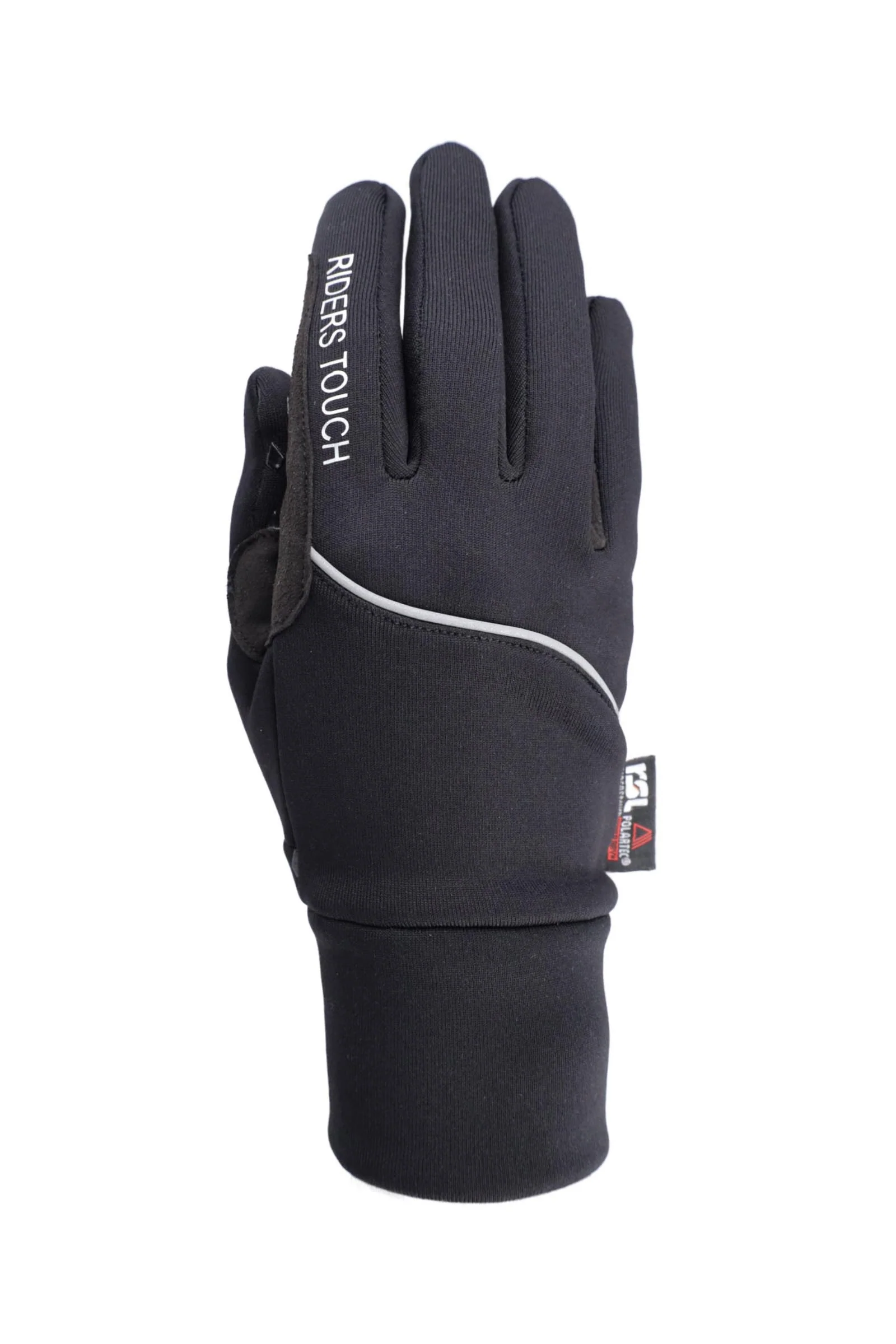 Eureka Polartec® Power Dry® zimowe rękawiczki jeździeckie Black 7