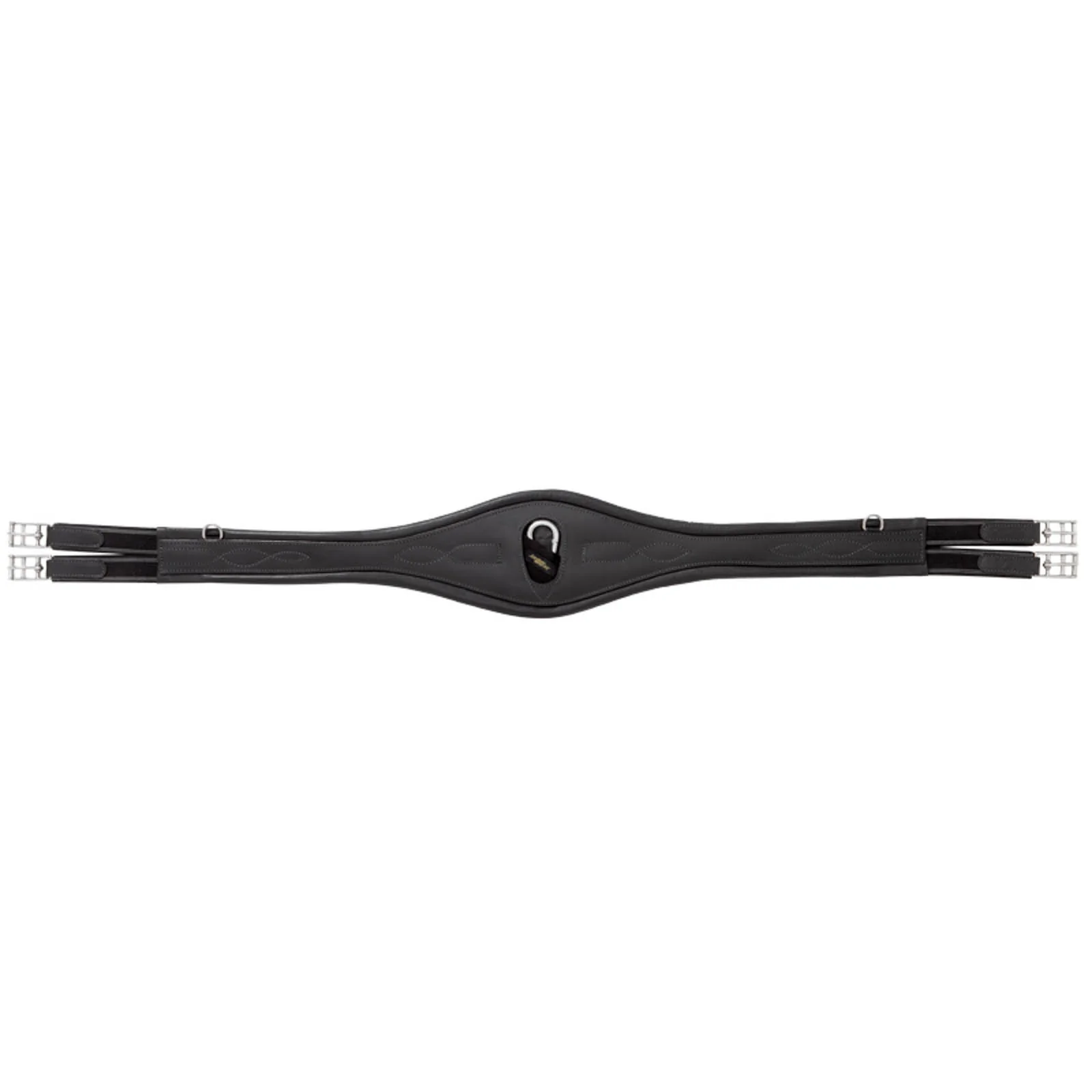 Długi popręg Foster Comfort Black 140 cm