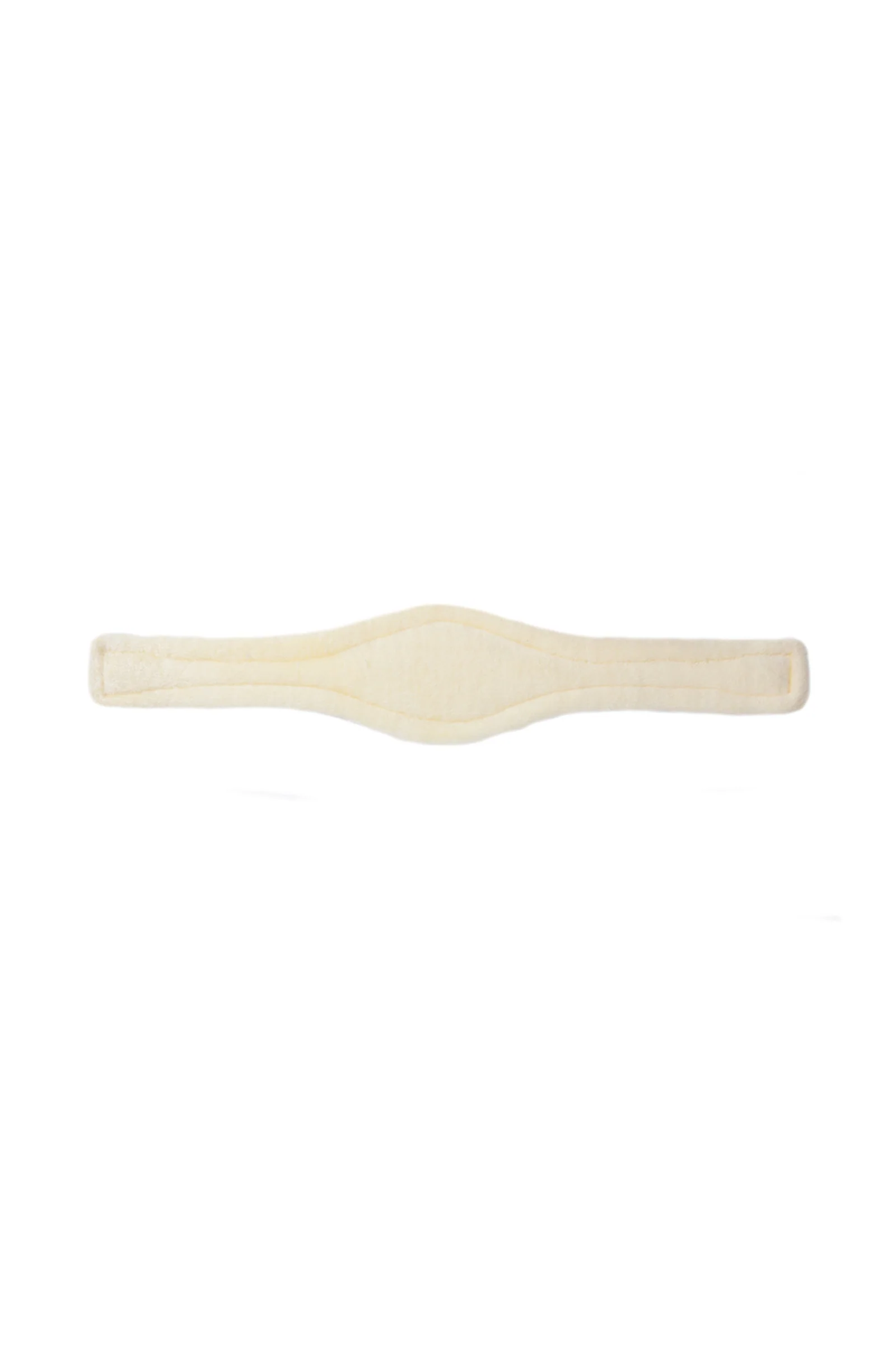 Foster Komfortowy długi popręg Wyściółka ze sztucznego futra Beige 75 cm