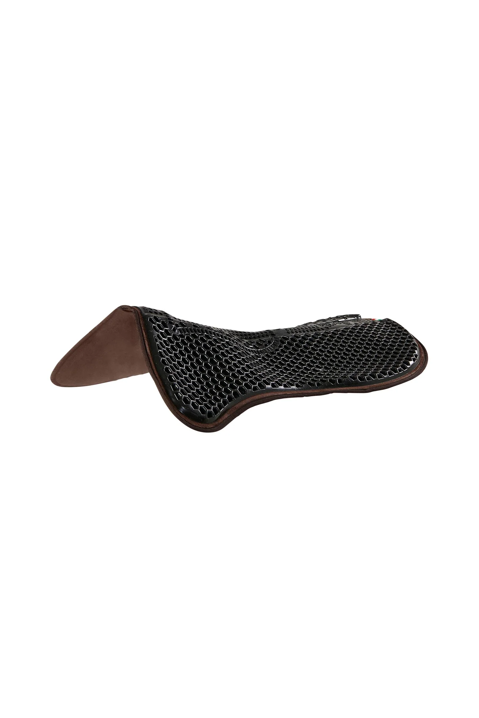 Żelowa podkładka antypoślizgowa Hexagonal Microfleece płaska Black/Brown Rozmiar uniwersalny