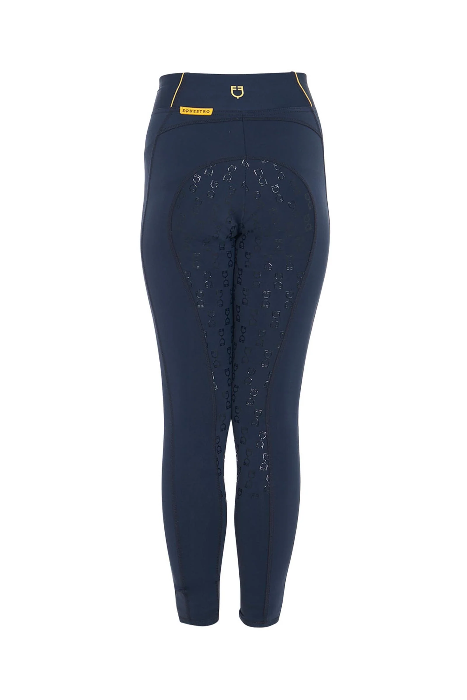 legginsy dziewczęce slim fit full grip z logo Navy Blazer 008