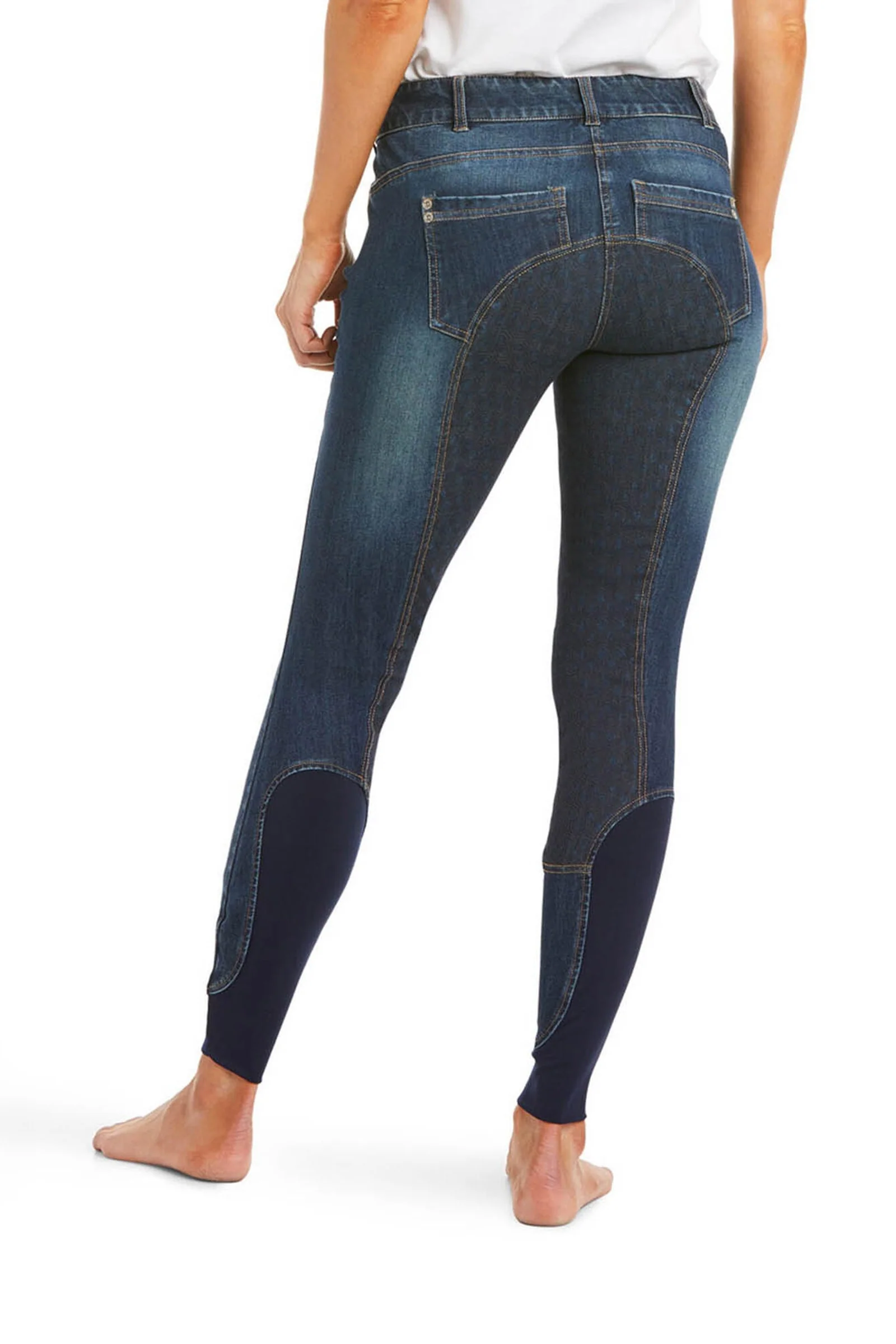 Halo Denim Damskie bryczesy z pełnym lejem Marine 38 Regular