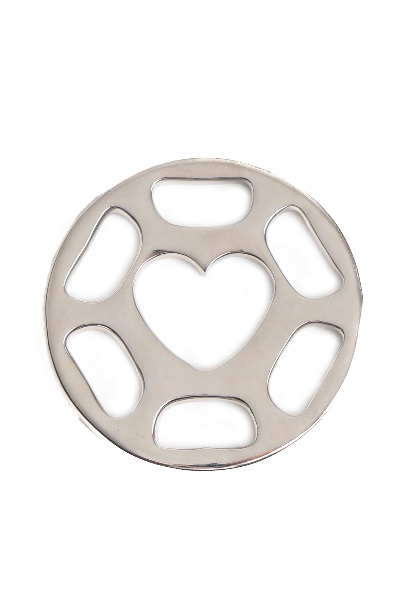Zestaw Heart Hackamore / wędzidło bezdzielne, stal nierdzewna Silver 80