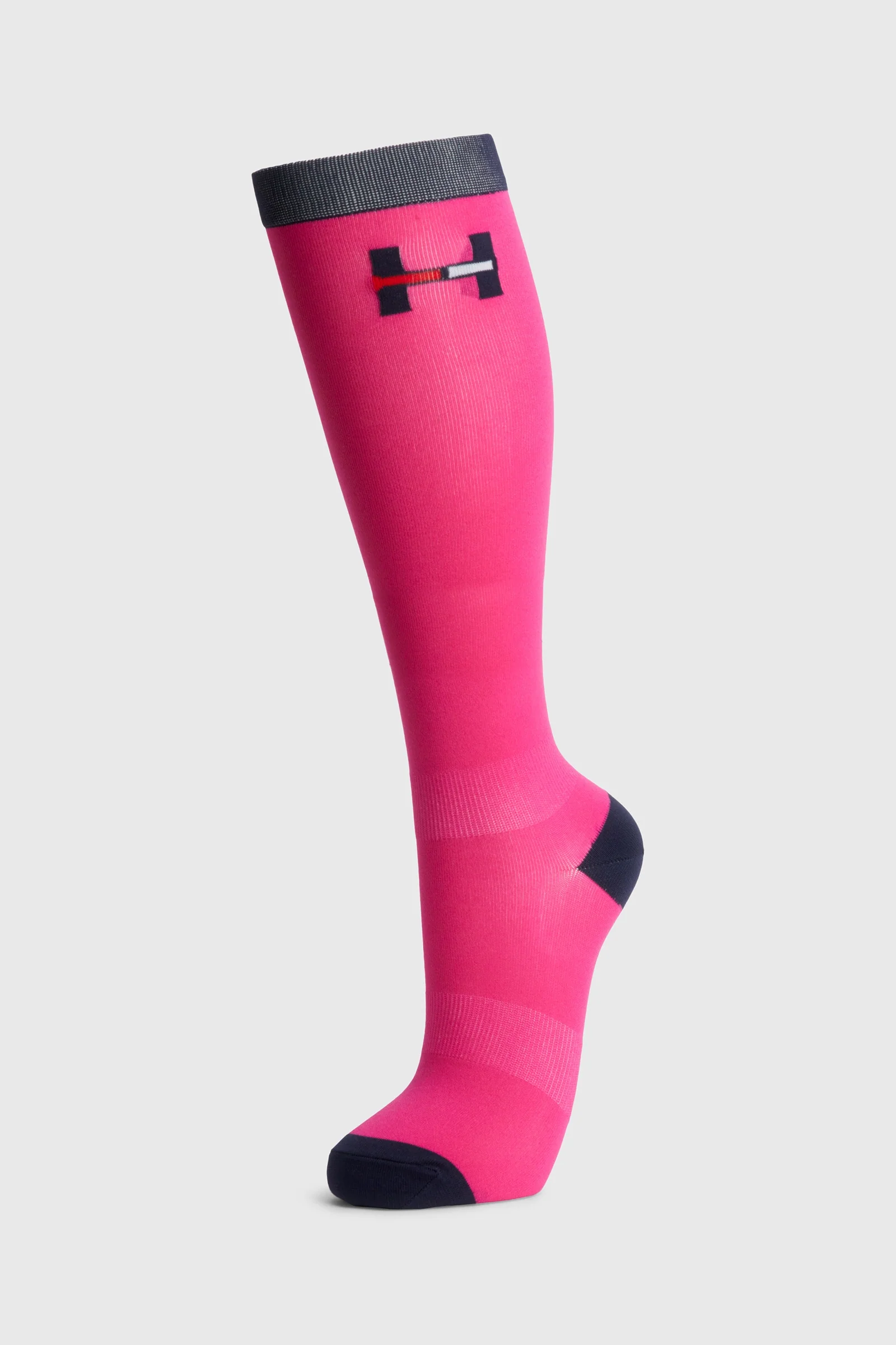 Letnie skarpety damskie Horse Magenta Pink 39-42
