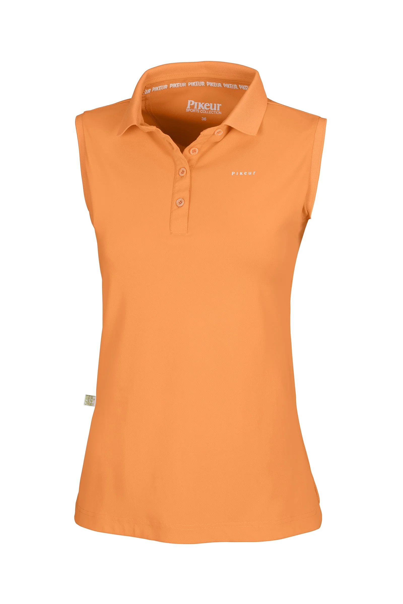 Jarla Damska techniczna koszulka polo Mandarine Orange 34
