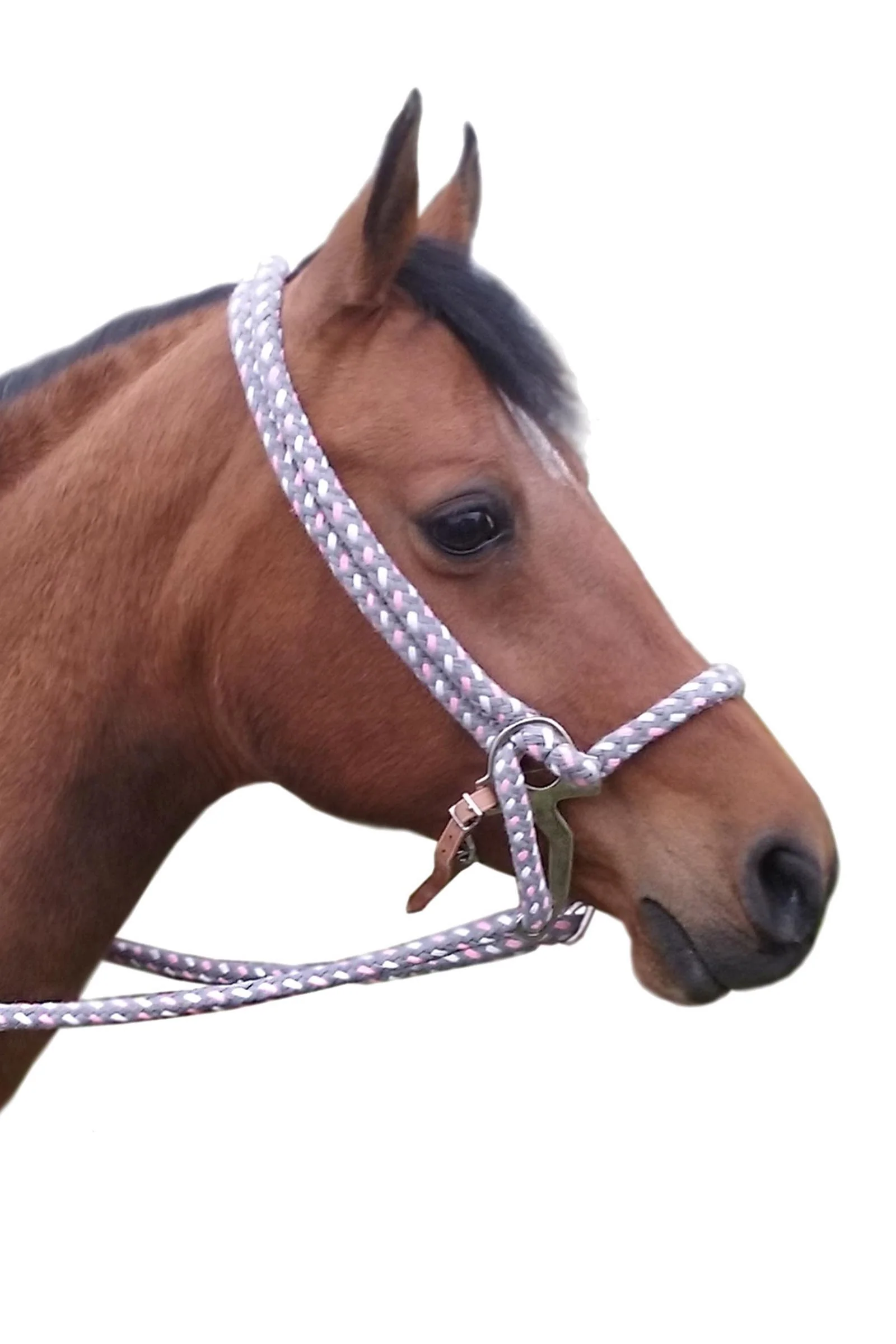 Artykuły F.R.A. Freedom Riding, ogłowie Jasper Hackamore / wędzidło bezdzielne, futro bawełniane (System 2) Rozmiar uniwersalny