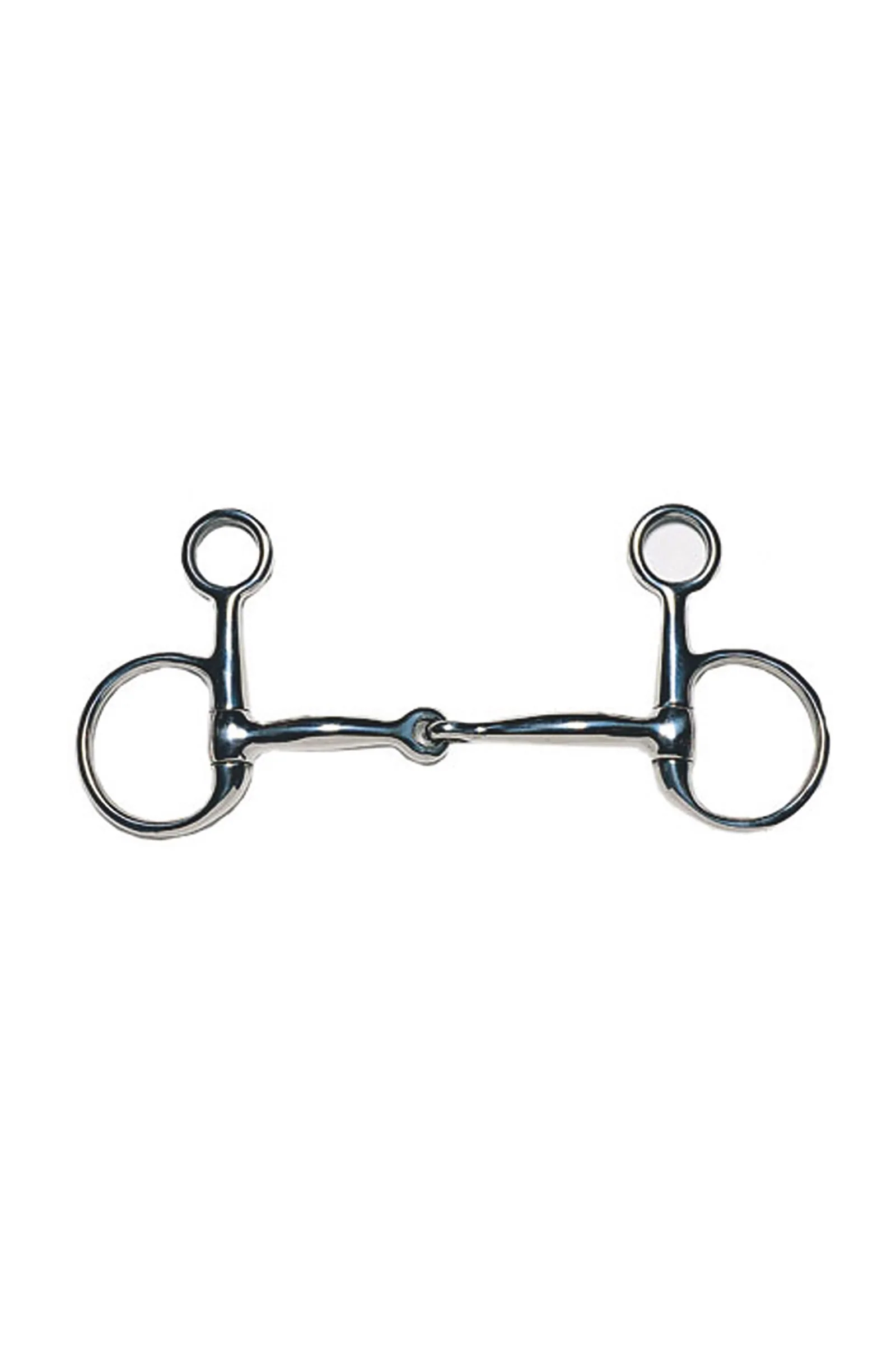 Wędzidło Baucher ze stali nierdzewnej Jp Korsteel No Color 114 mm