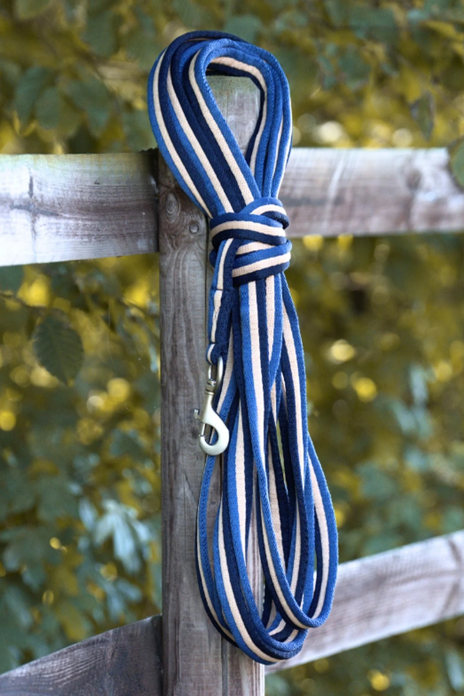 KavalDuo lonża Smoke Blue-Creme-Navy Rozmiar uniwersalny