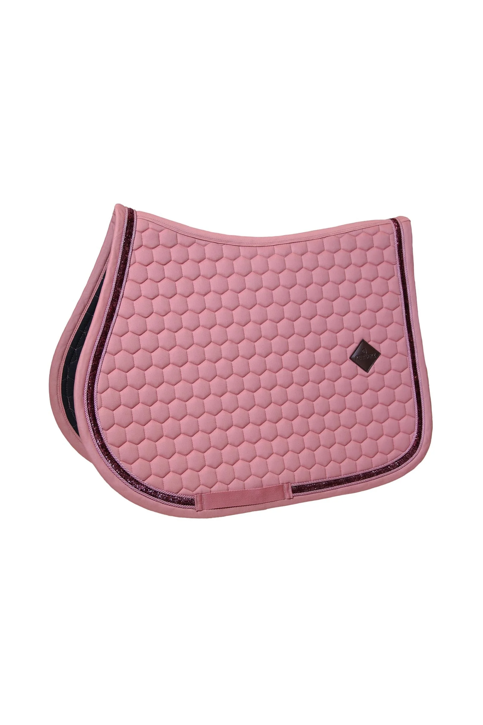 czaprak skokowy z brokatową lamówką Fuchsia F
