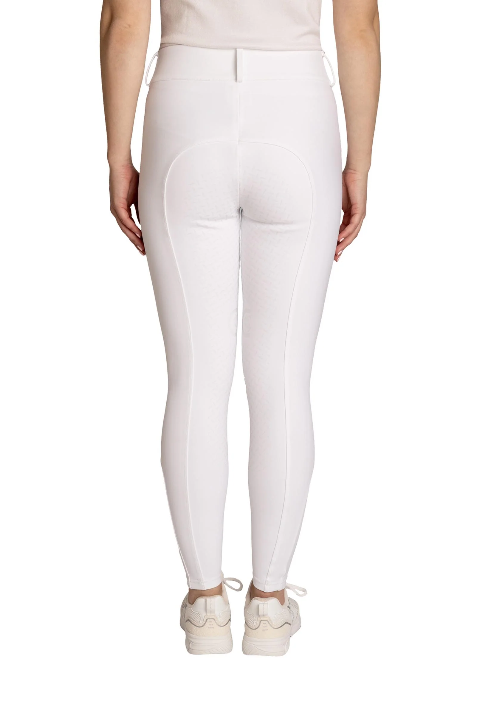 Miami bryczesy damskie full grip White 36