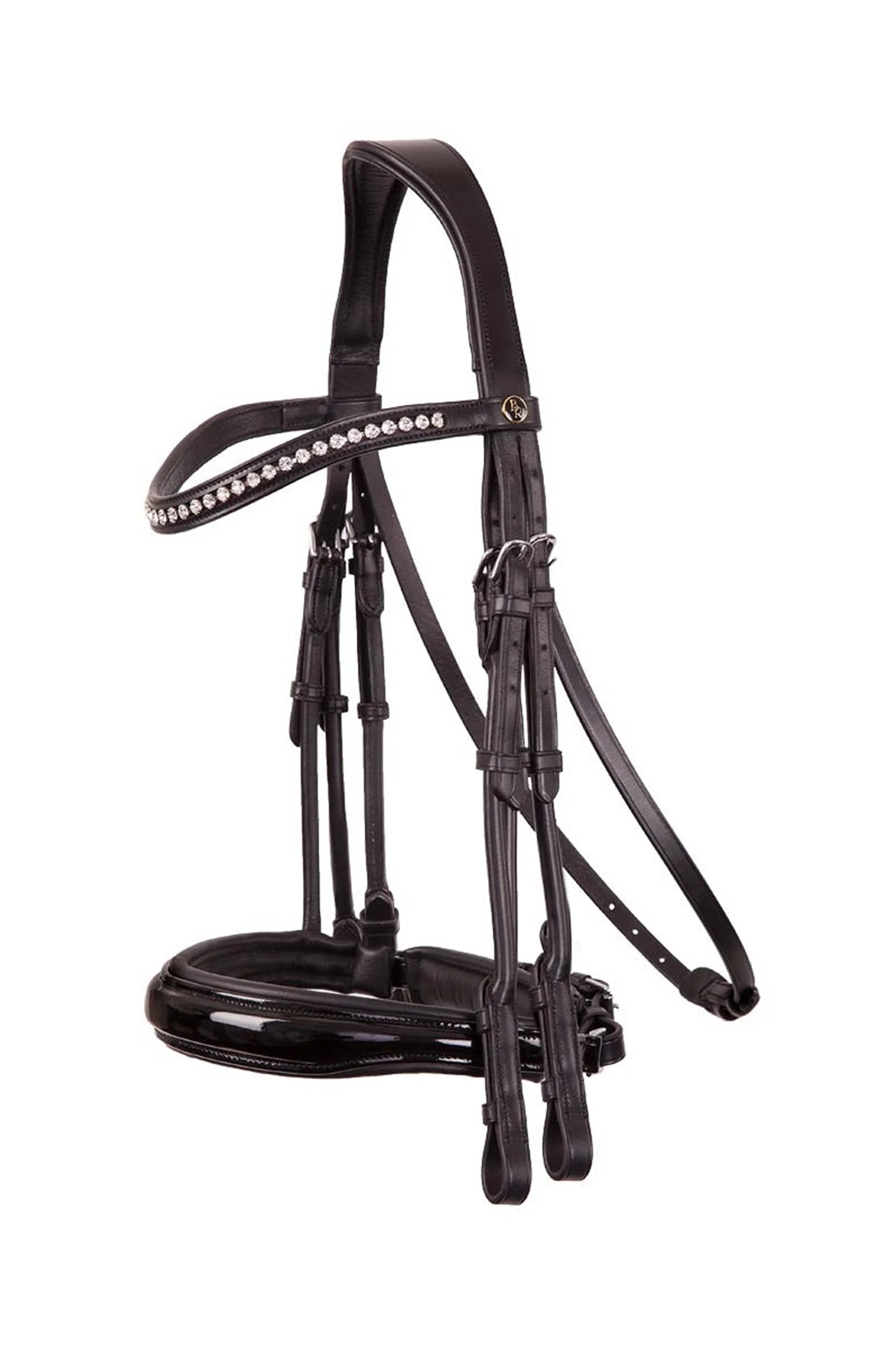 Keswick ogłowie kandarowe Black/Silver C