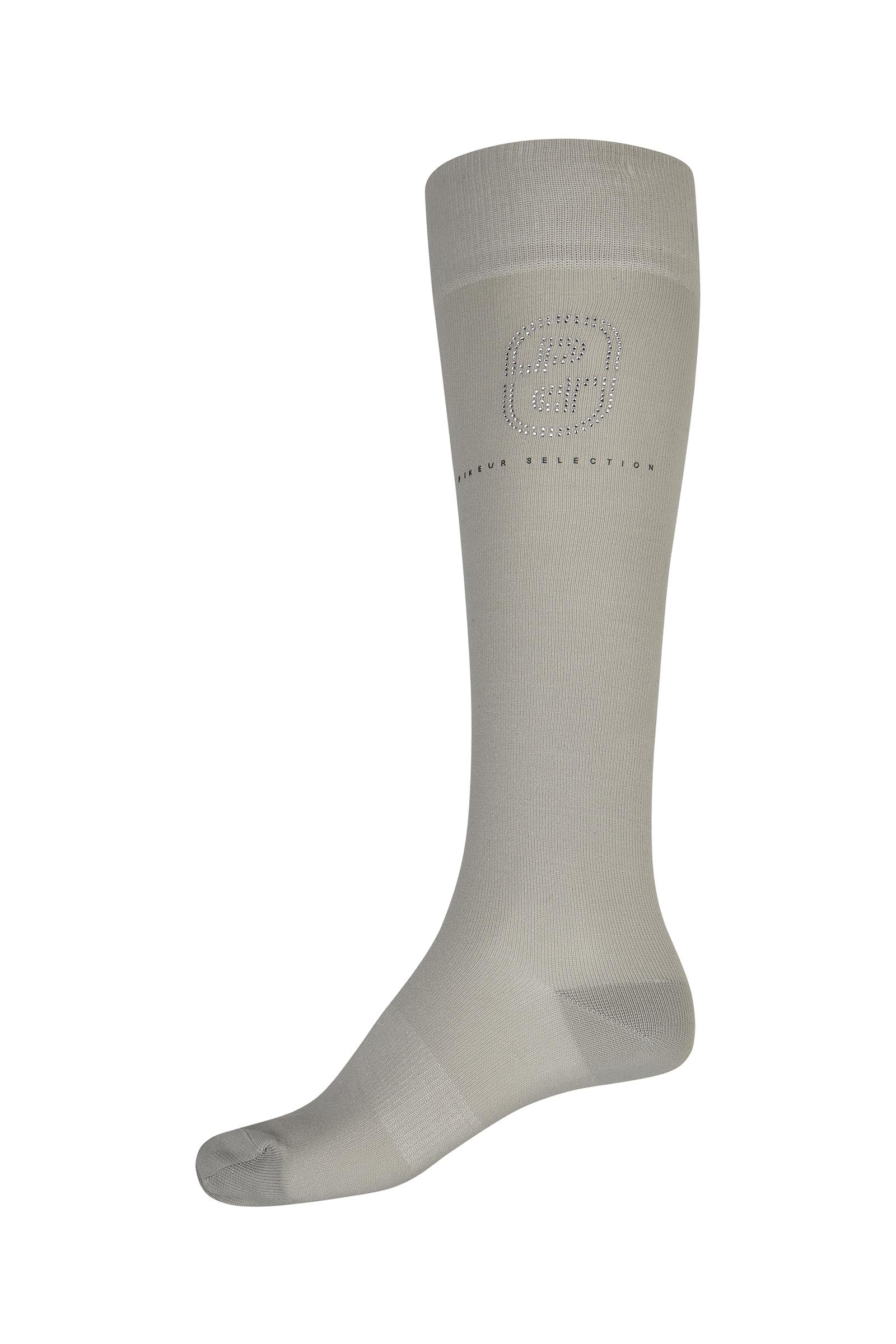 podkolanówki z logo Pearl Gray 41-43