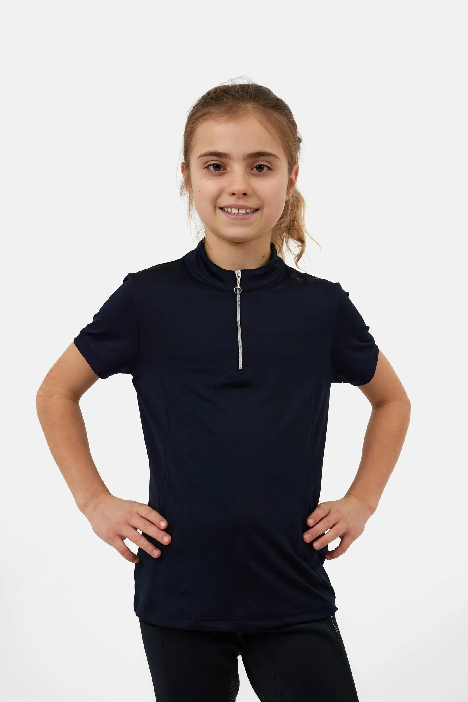 Young Rider Mina koszulka treningowa Dark Navy 134-140