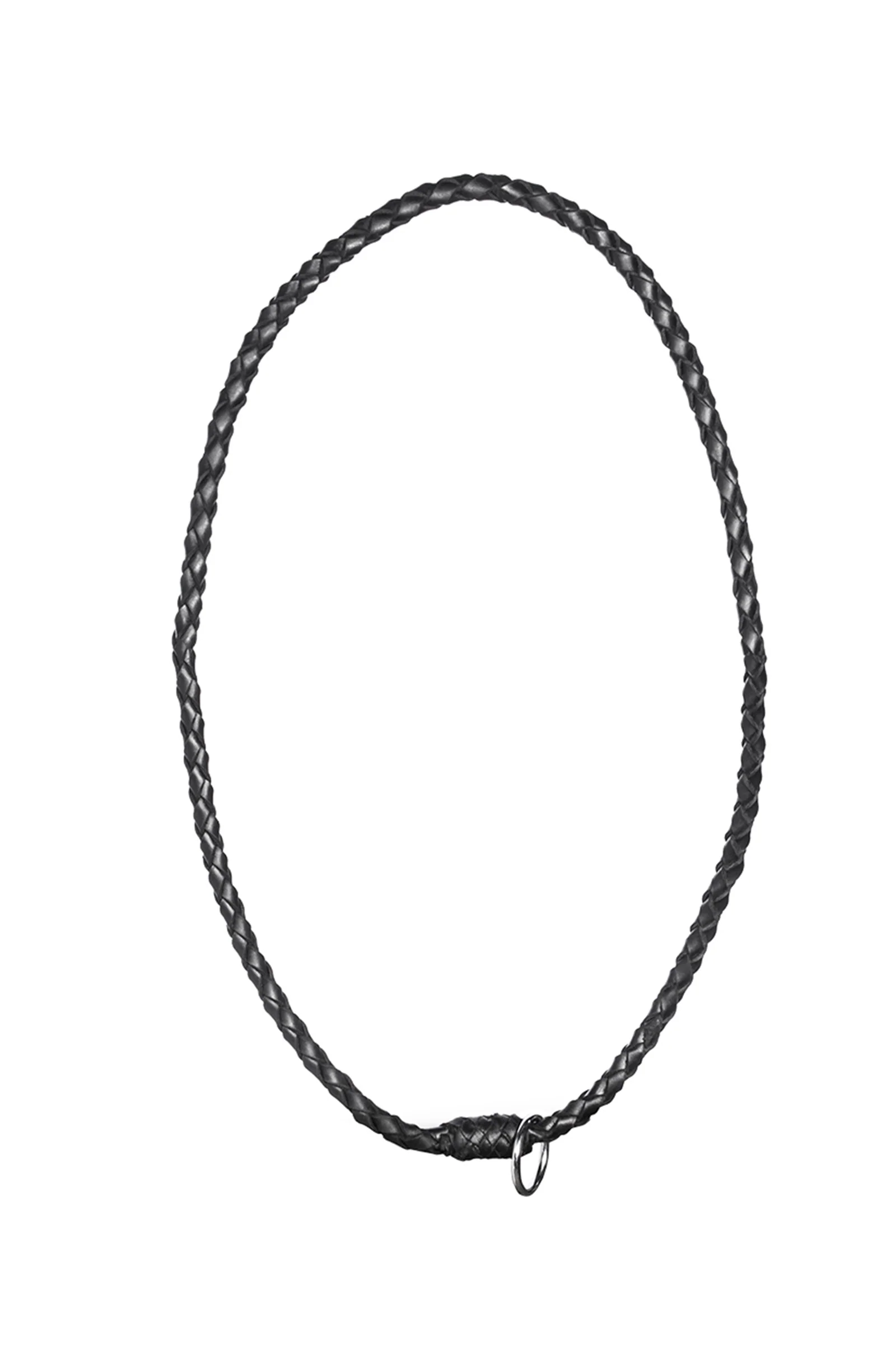 Lina na szyję FRA Freedom Riding Articles Kripton (system 1) z plecionej Skóra, 15 mm Black 130