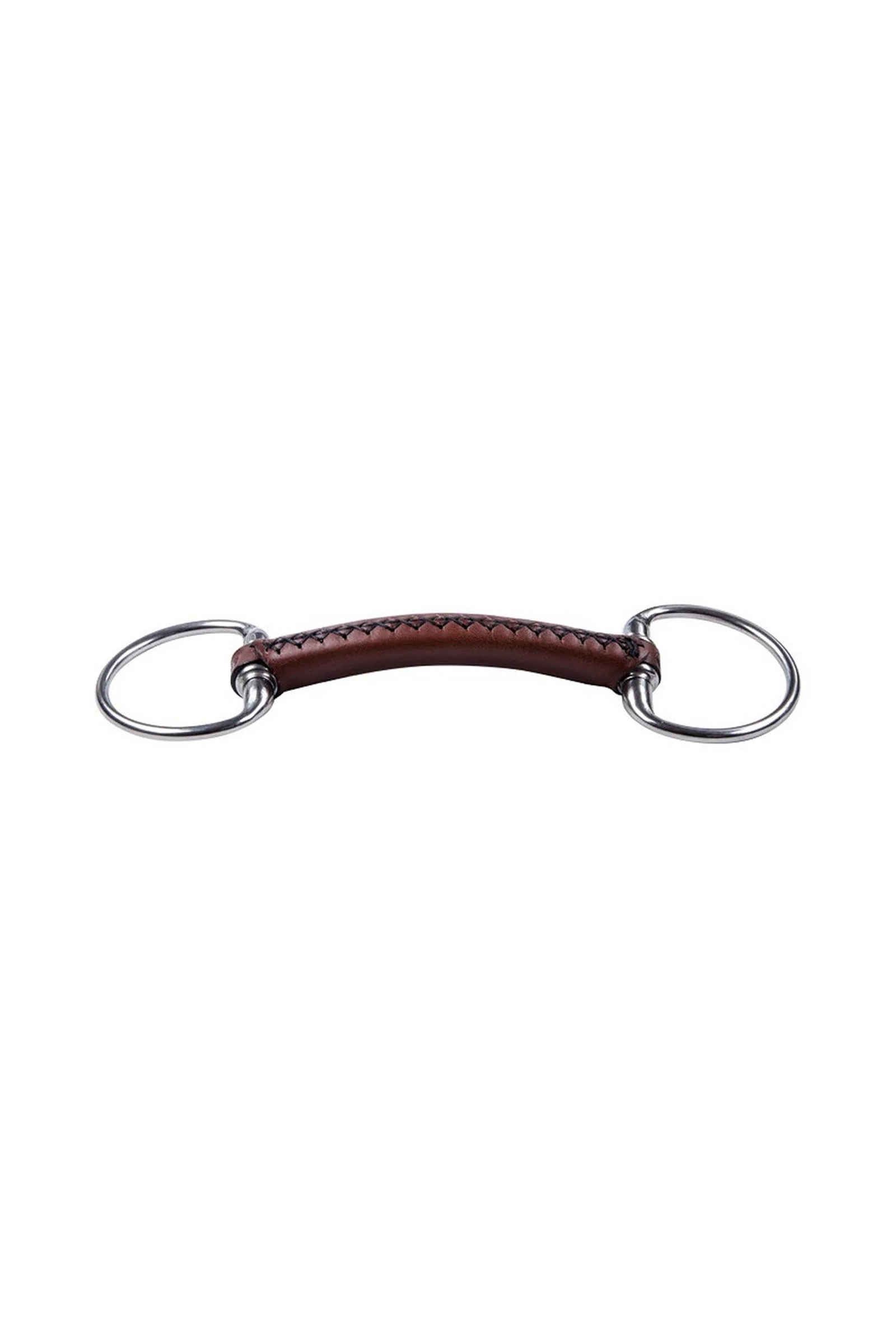 Skórzany Eggbutt Straight-20 Brown 115 mm