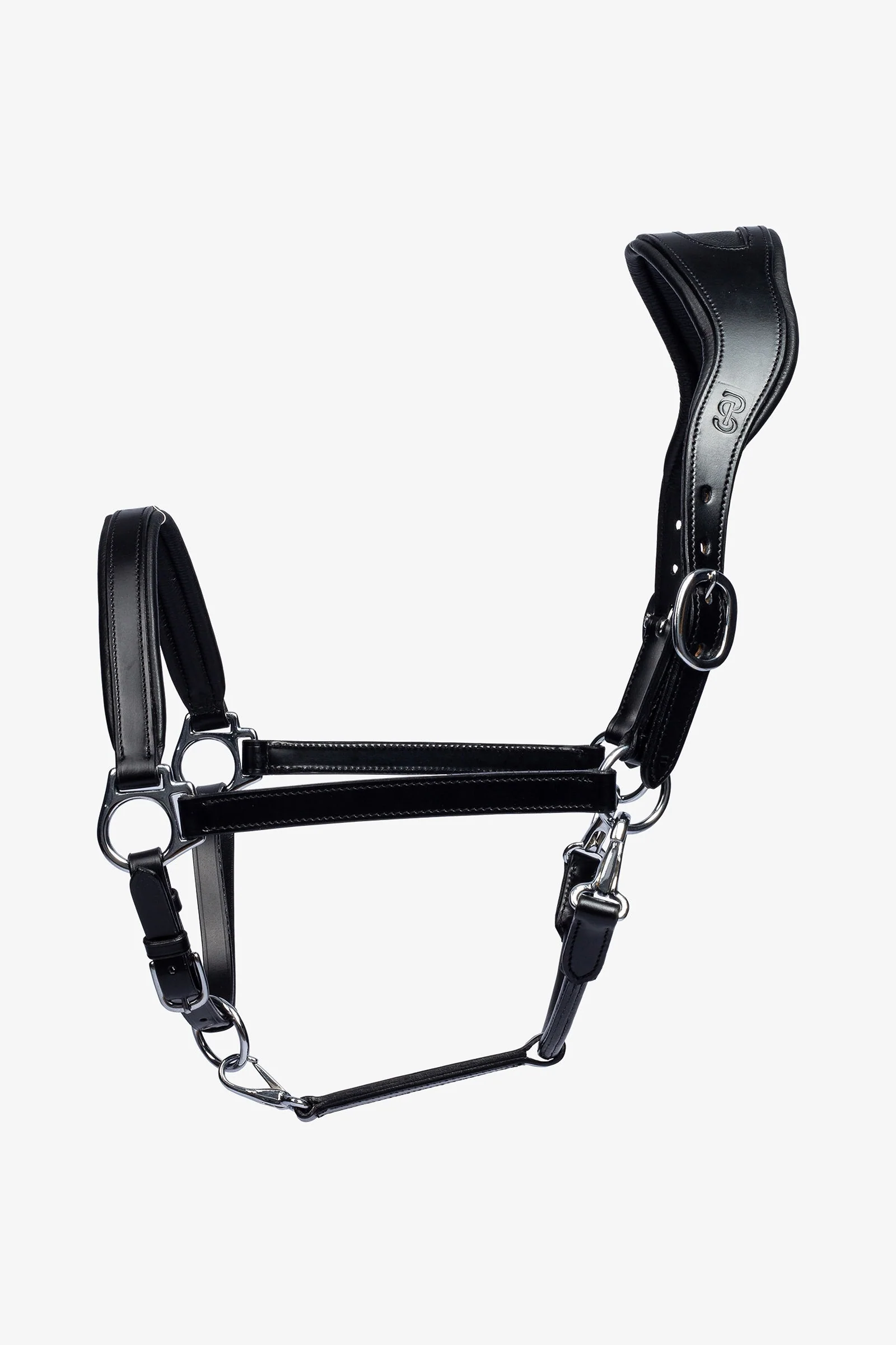 skórzany kantar Black Leather F