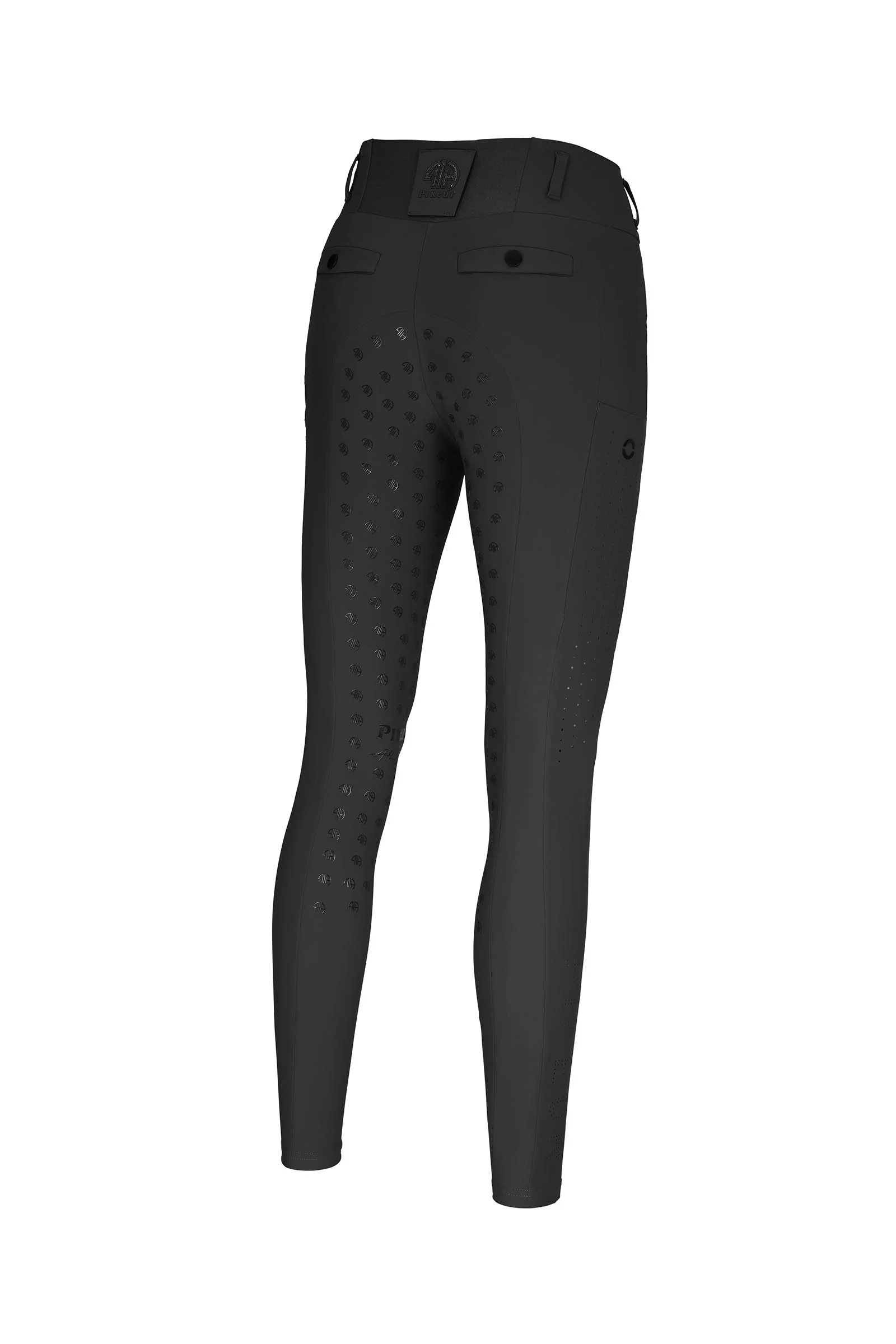 Linnett SD damskie letnie legginsy z wysokim stanem i pełnym gripem Black 38