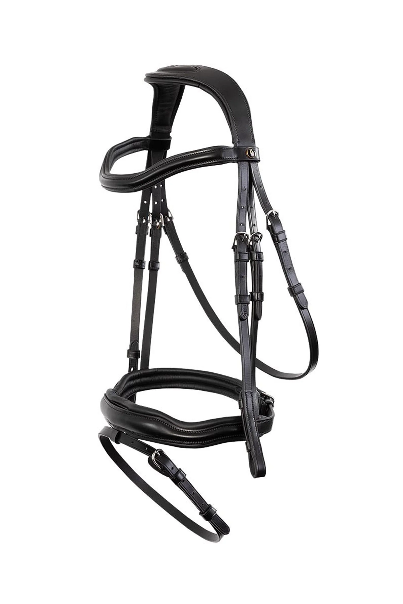 Luton ogłowie Black/Silver F