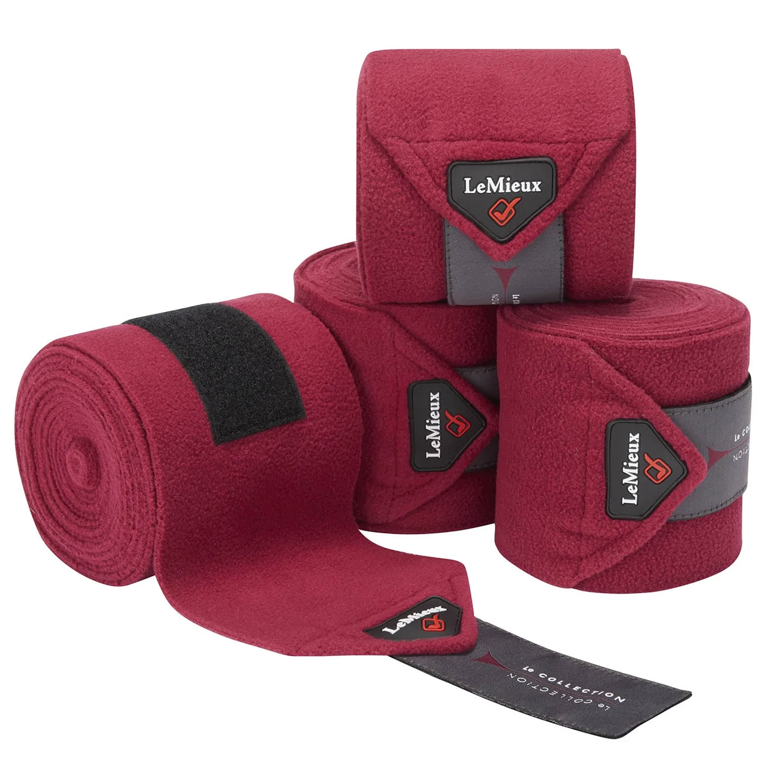 Zestaw 4 owijek Luxury Mulberry Red F