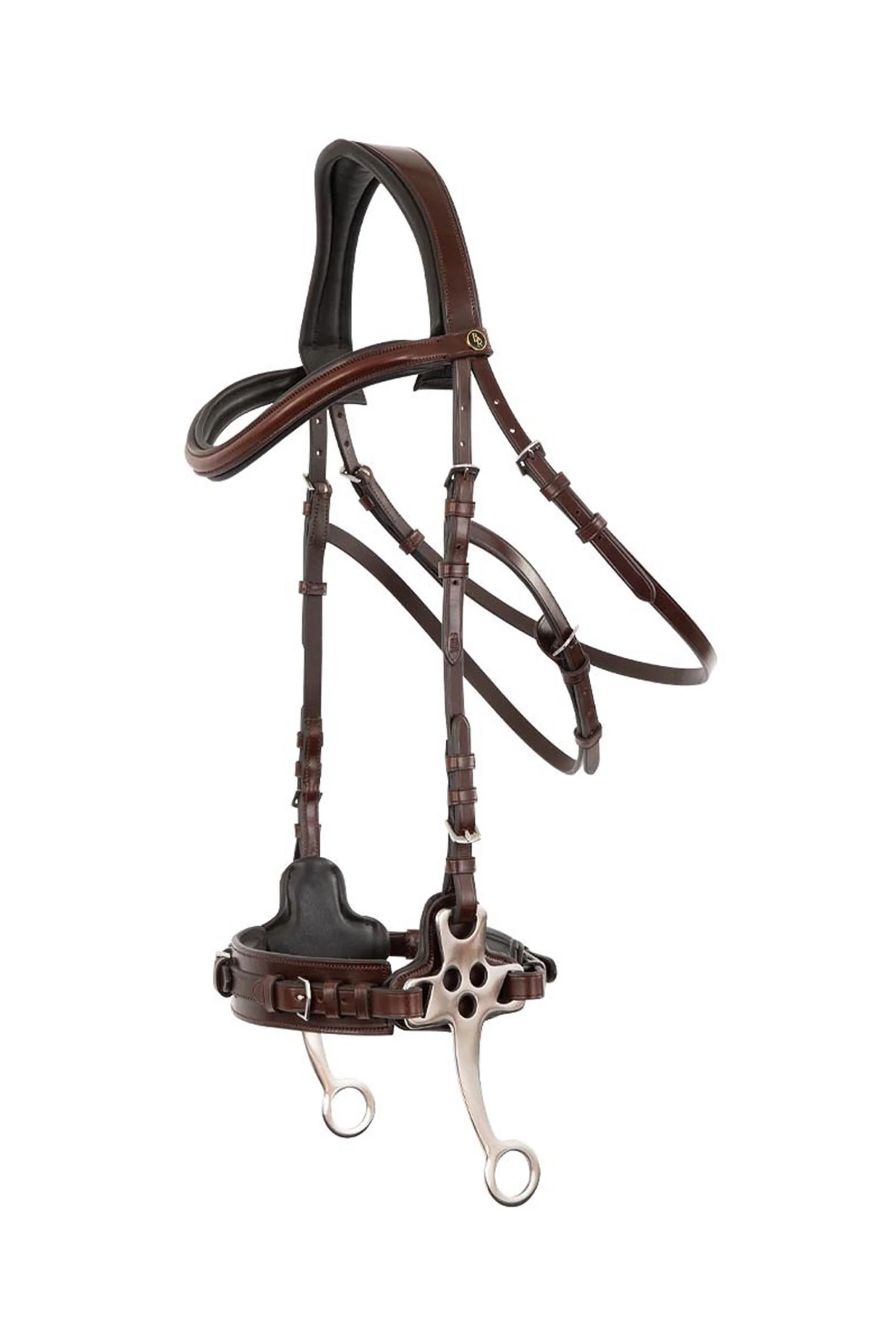 Lydney Anatomical Hackamore / wędzidło bezwędzidłowe Oak/Silver C