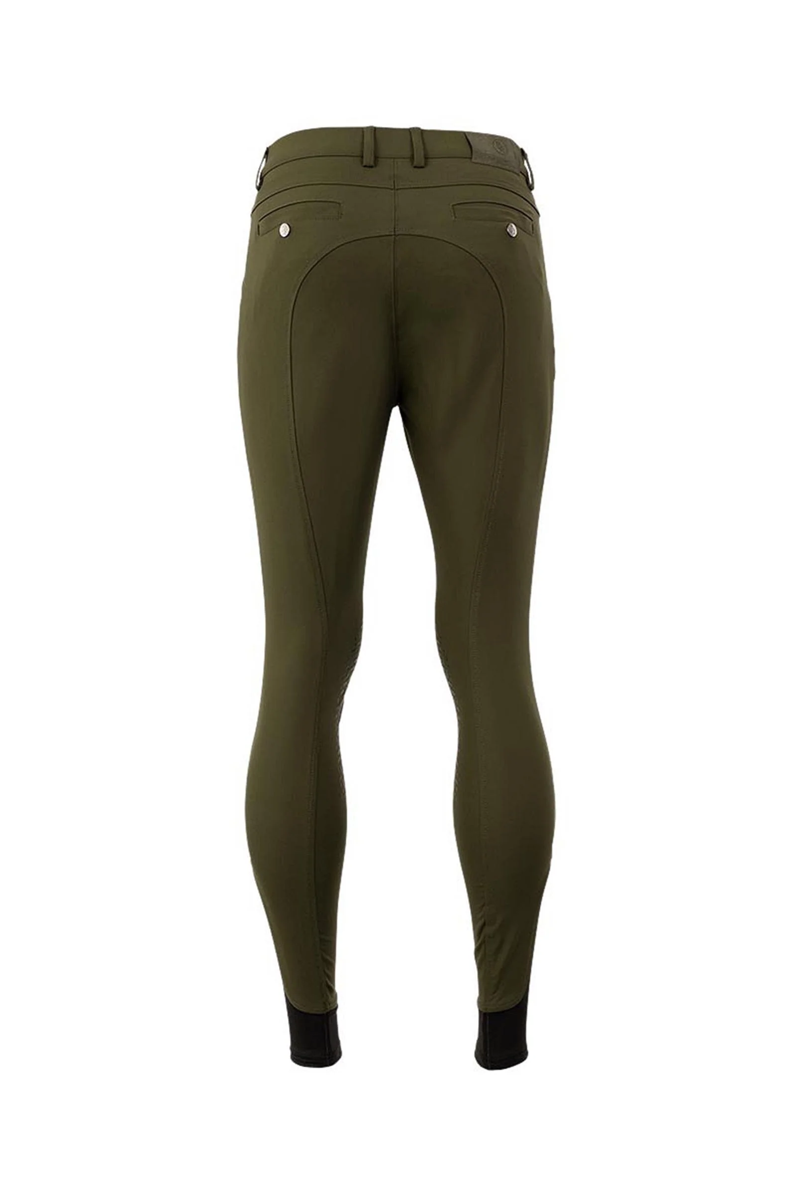 Maikel męskie bryczesy jeździeckie z silikonowym knee gripem Forest Green 44