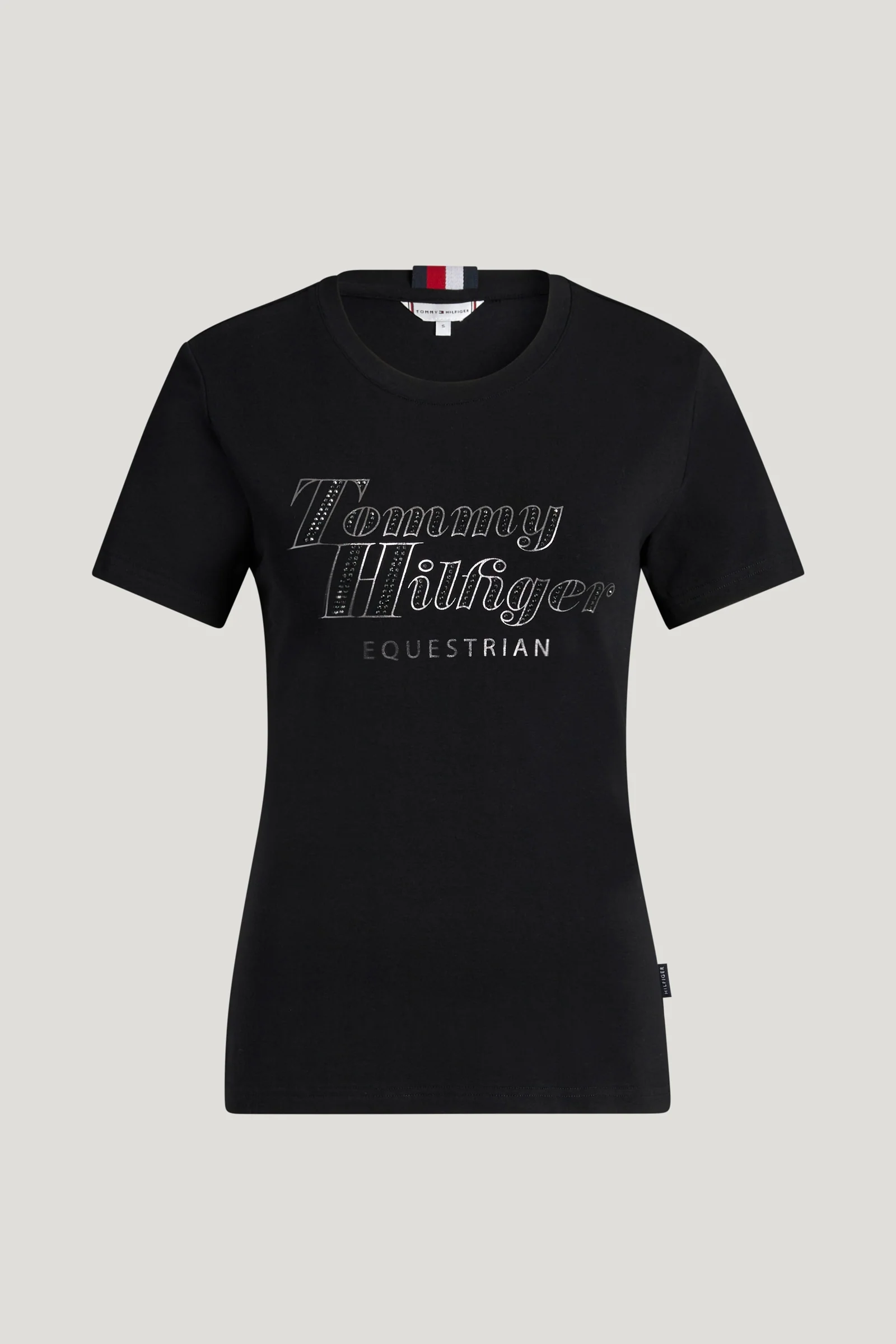 Malibu damski T-shirt z kryształkami Black M