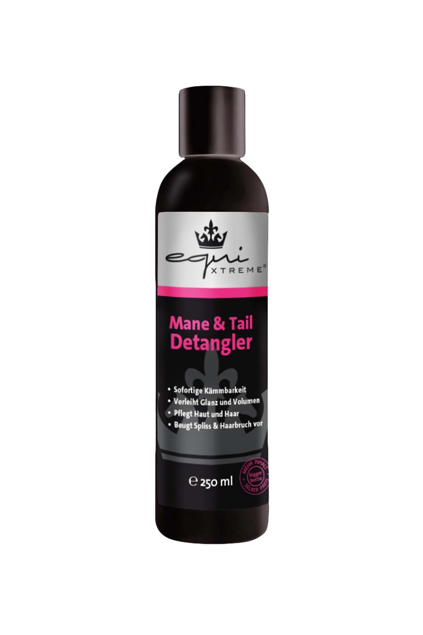 Mane & Tail Detangler, preparat ułatwiający rozczesywanie, 250ml Black/Gray 250 ml