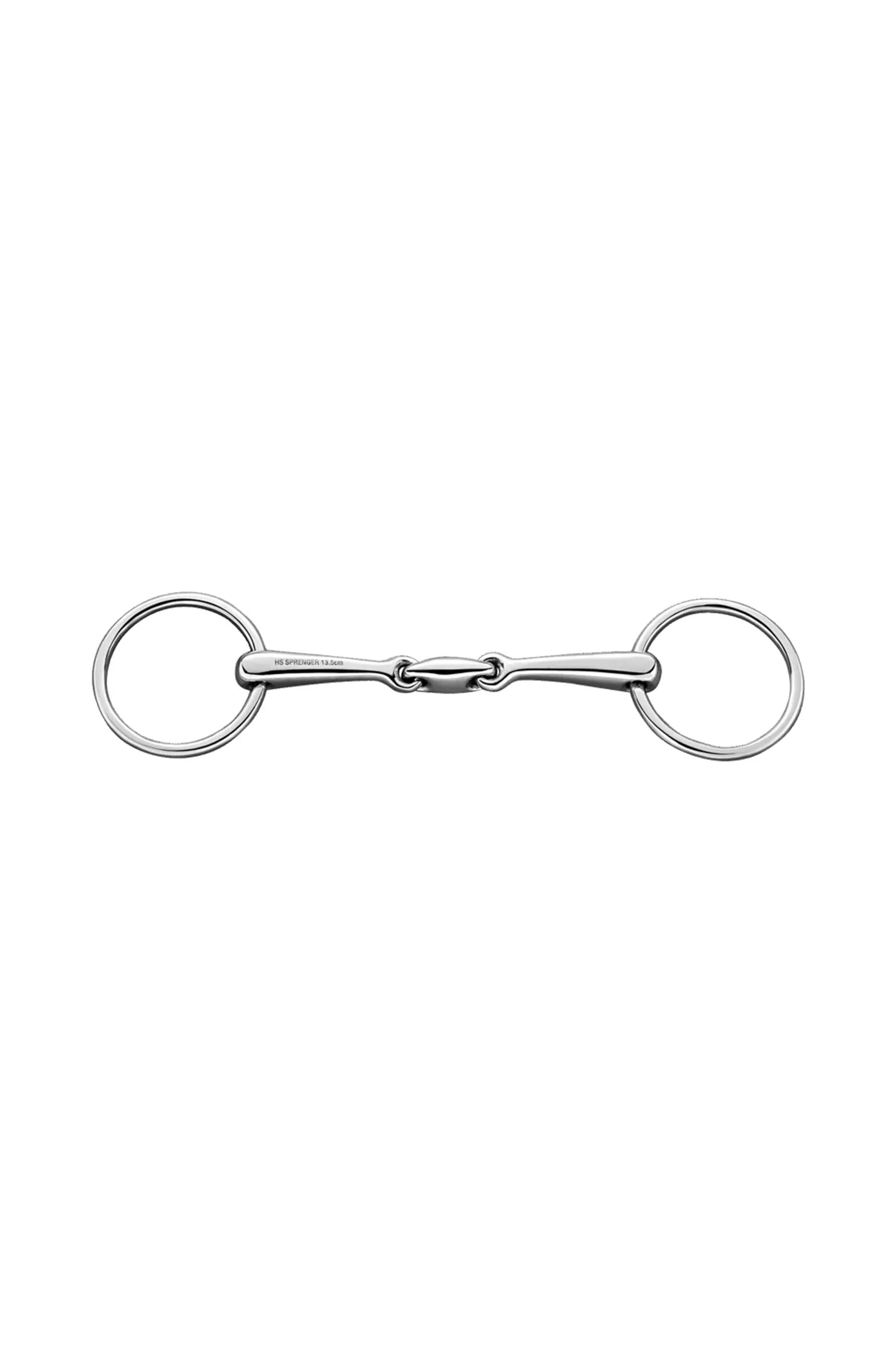 Max Control wędzidło podwójne, podwójnie łamane, 12 mm, stal nierdzewna Metall 115