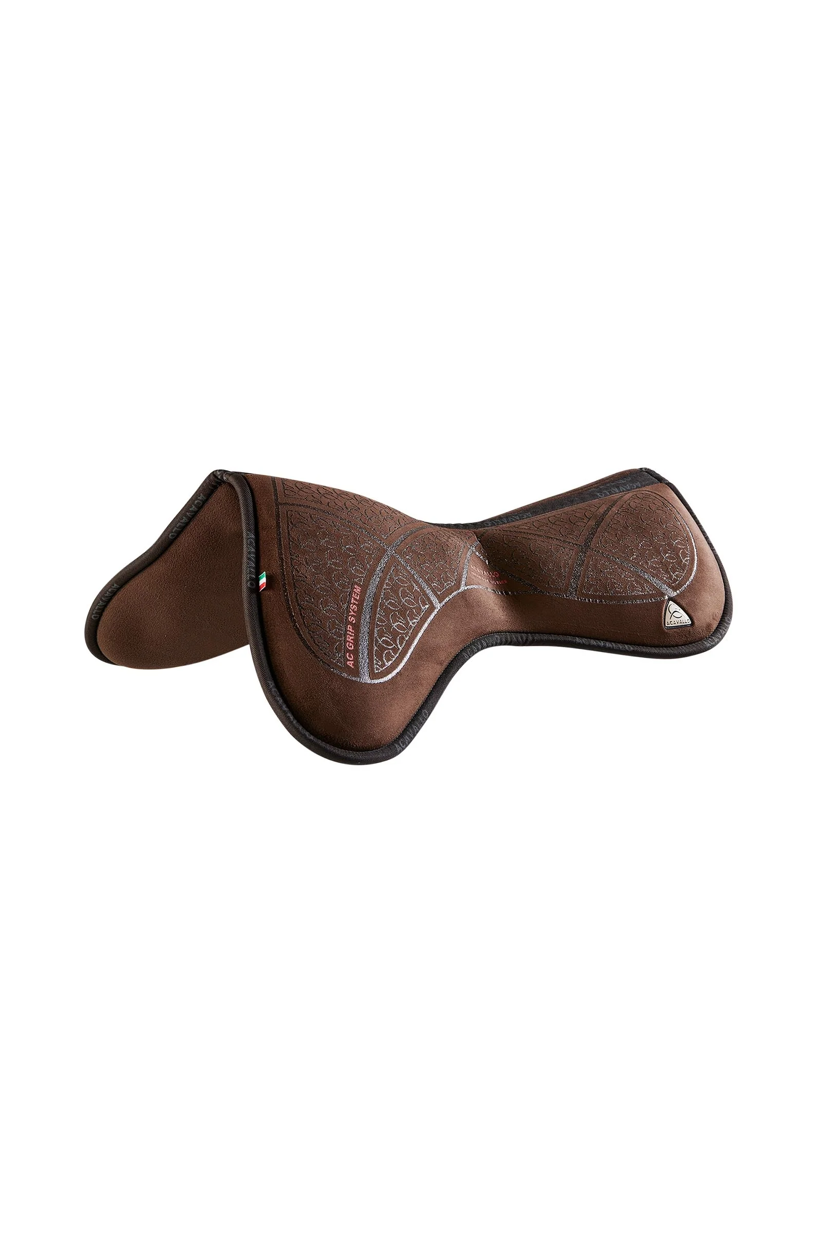 klasyczny pad skokowy Close Contact z pianki memory, zamsz, silikonowy grip, płaski Brown/Bronze M