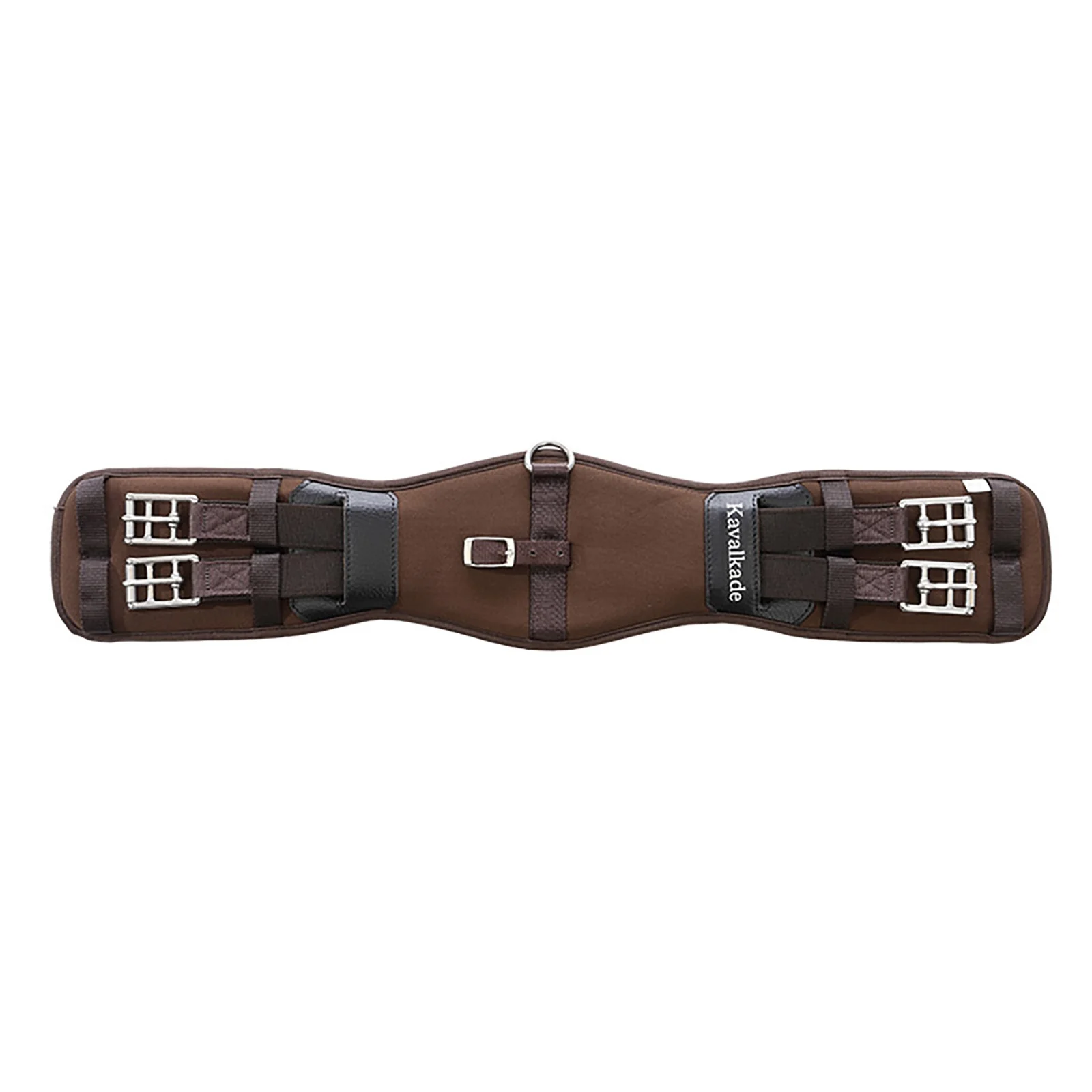 Popręg ujeżdżeniowy z pianką memory i gumką Brown 80 cm