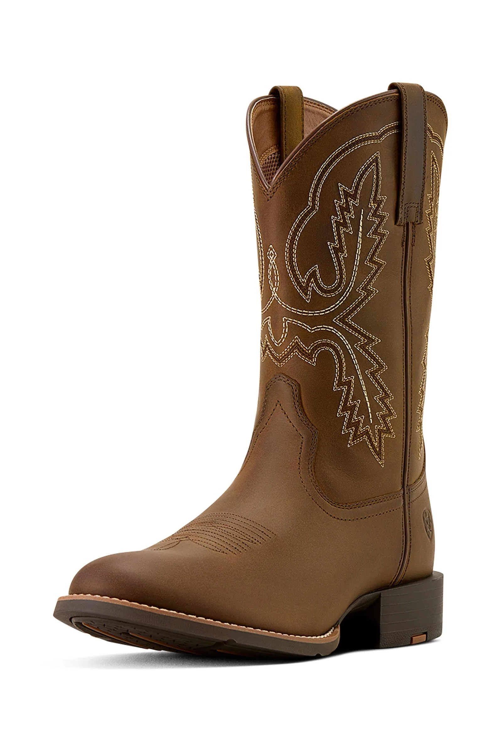 Męskie Sport Stratten kowbojskie buty z szerokim noskiem Distressed Brown 46