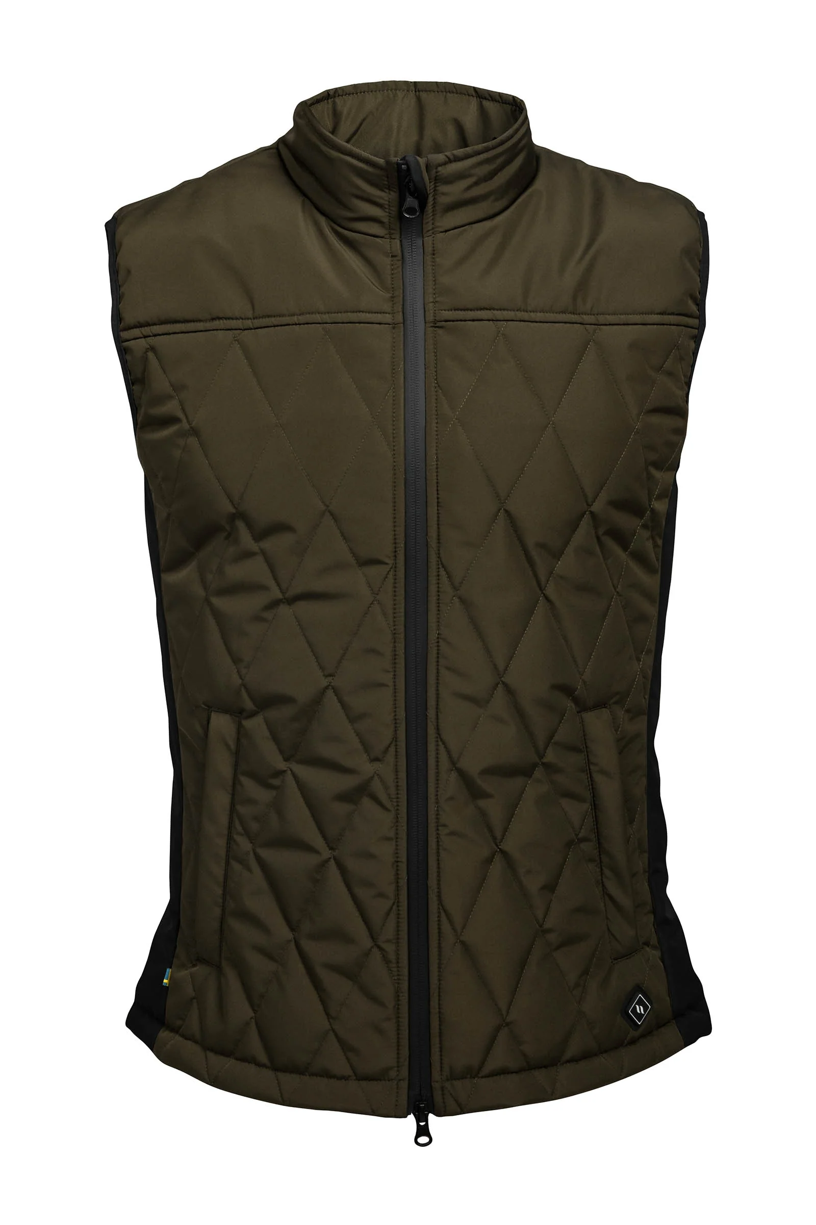 Mens Heated Vest Teide Olive M