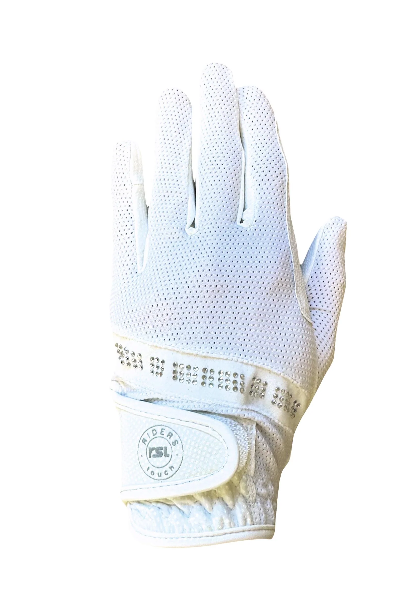 Messina rękawiczki jeździeckie White 8